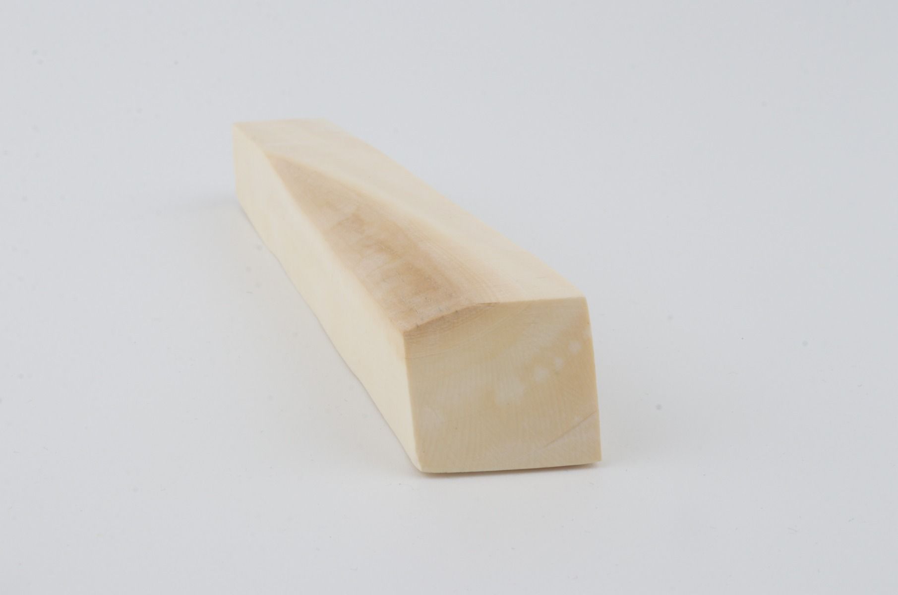 White mammoth ivory segment