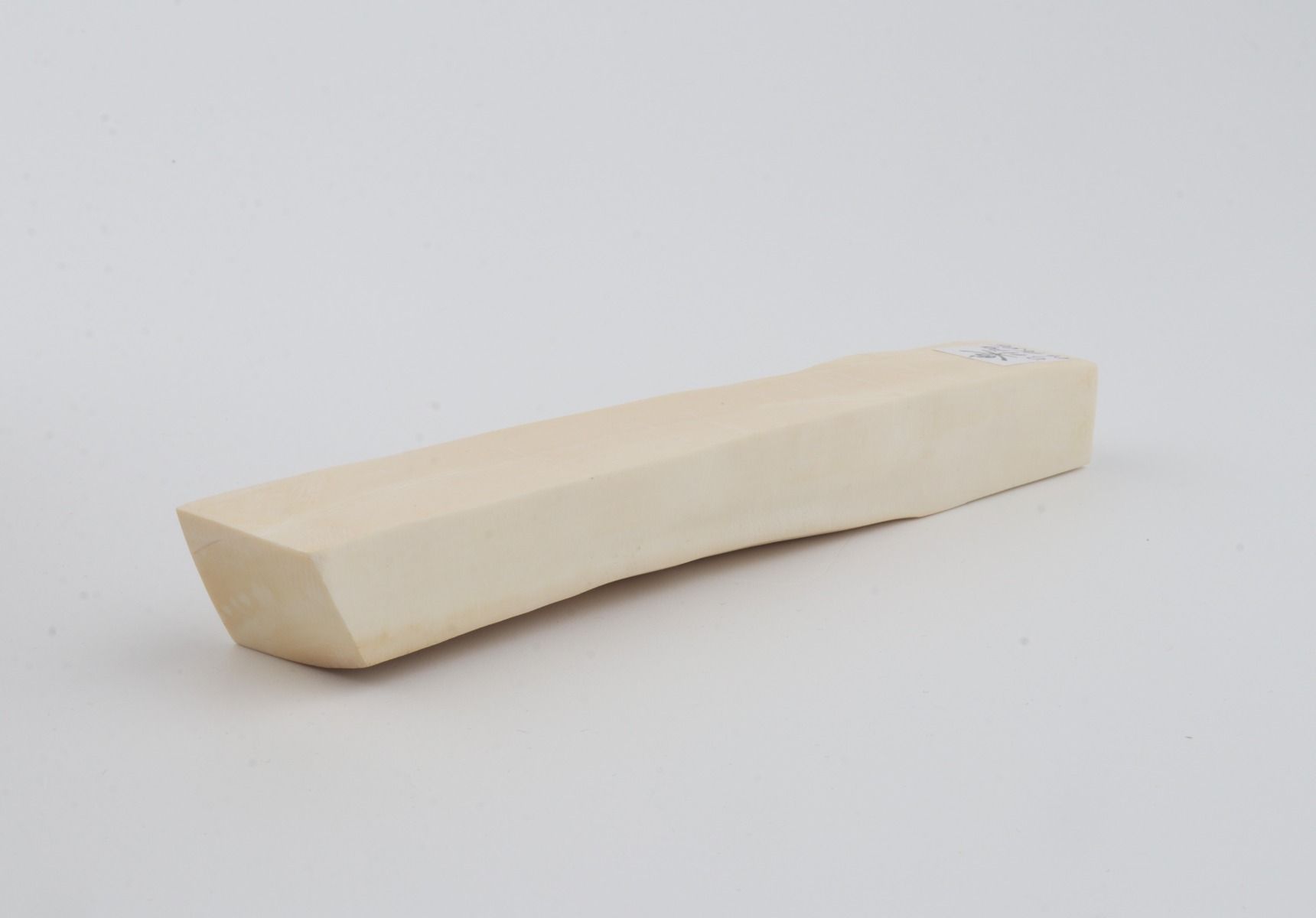 White mammoth ivory segment