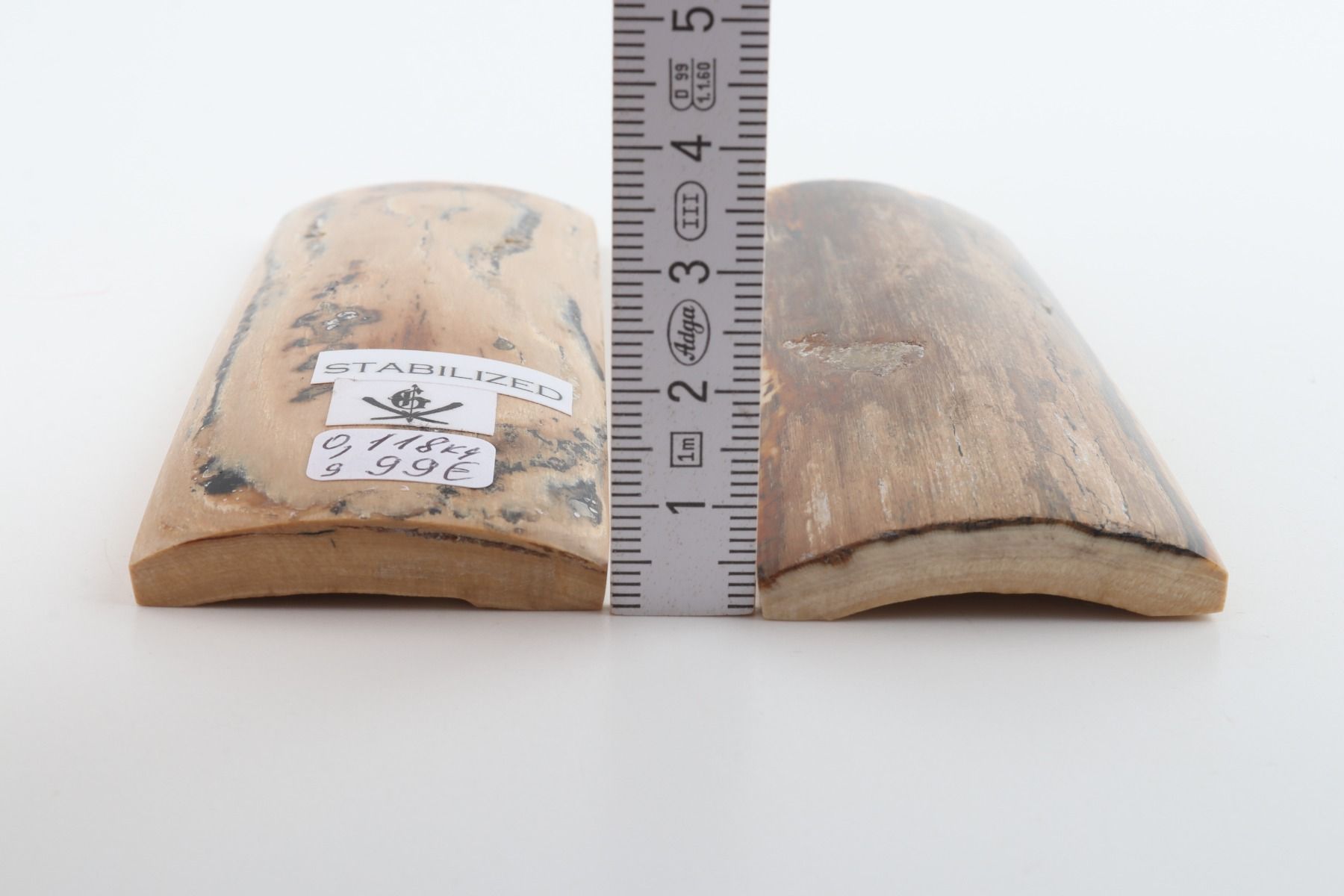 Stabilised mammoth bark scales