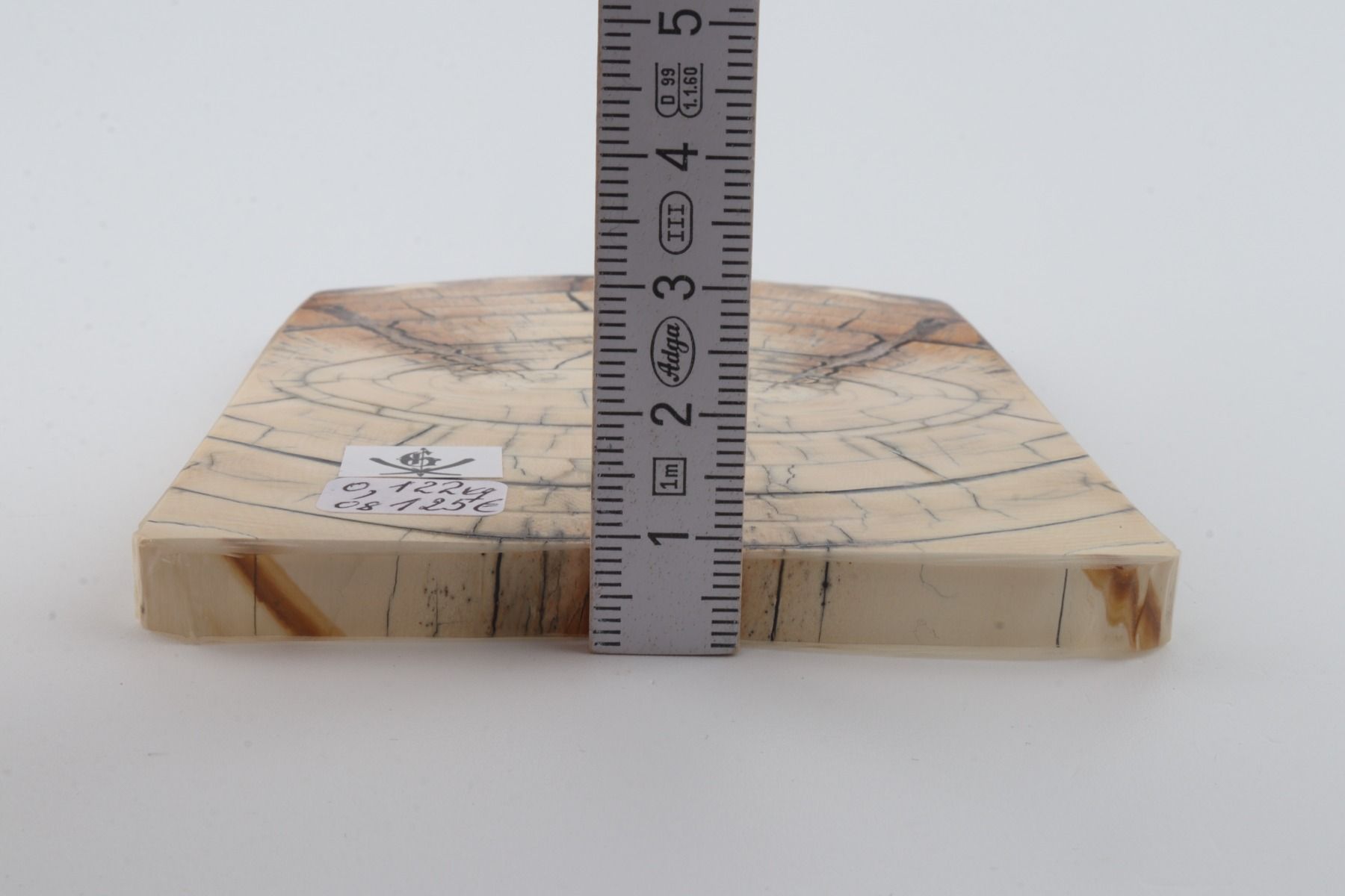 Stabilised mammoth ivory scales