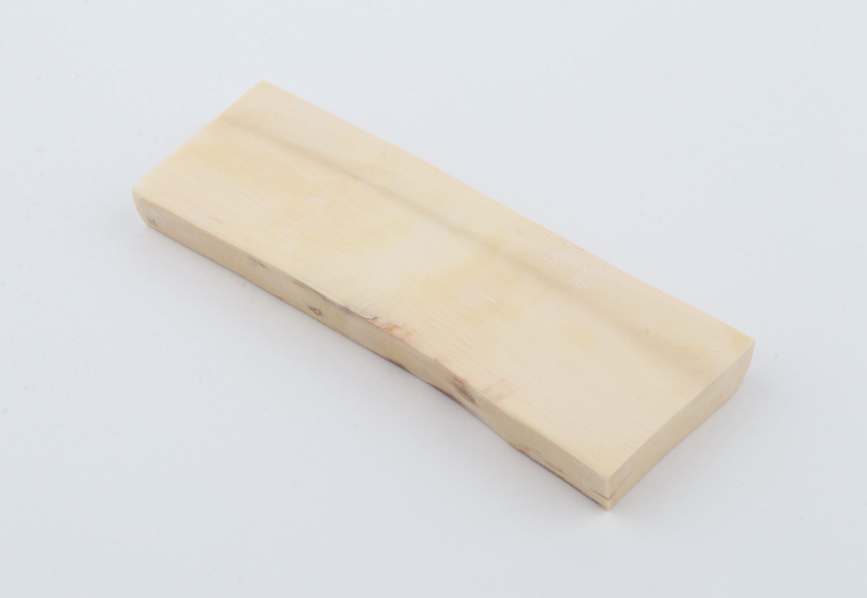 White mammoth ivory segment