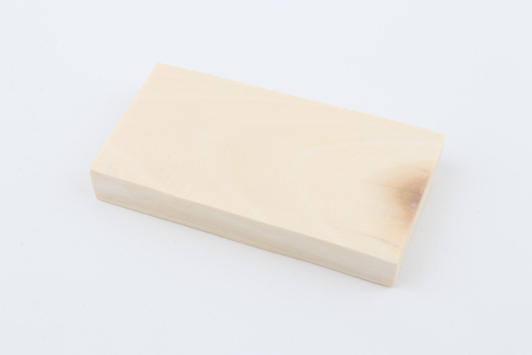 White mammoth ivory segment