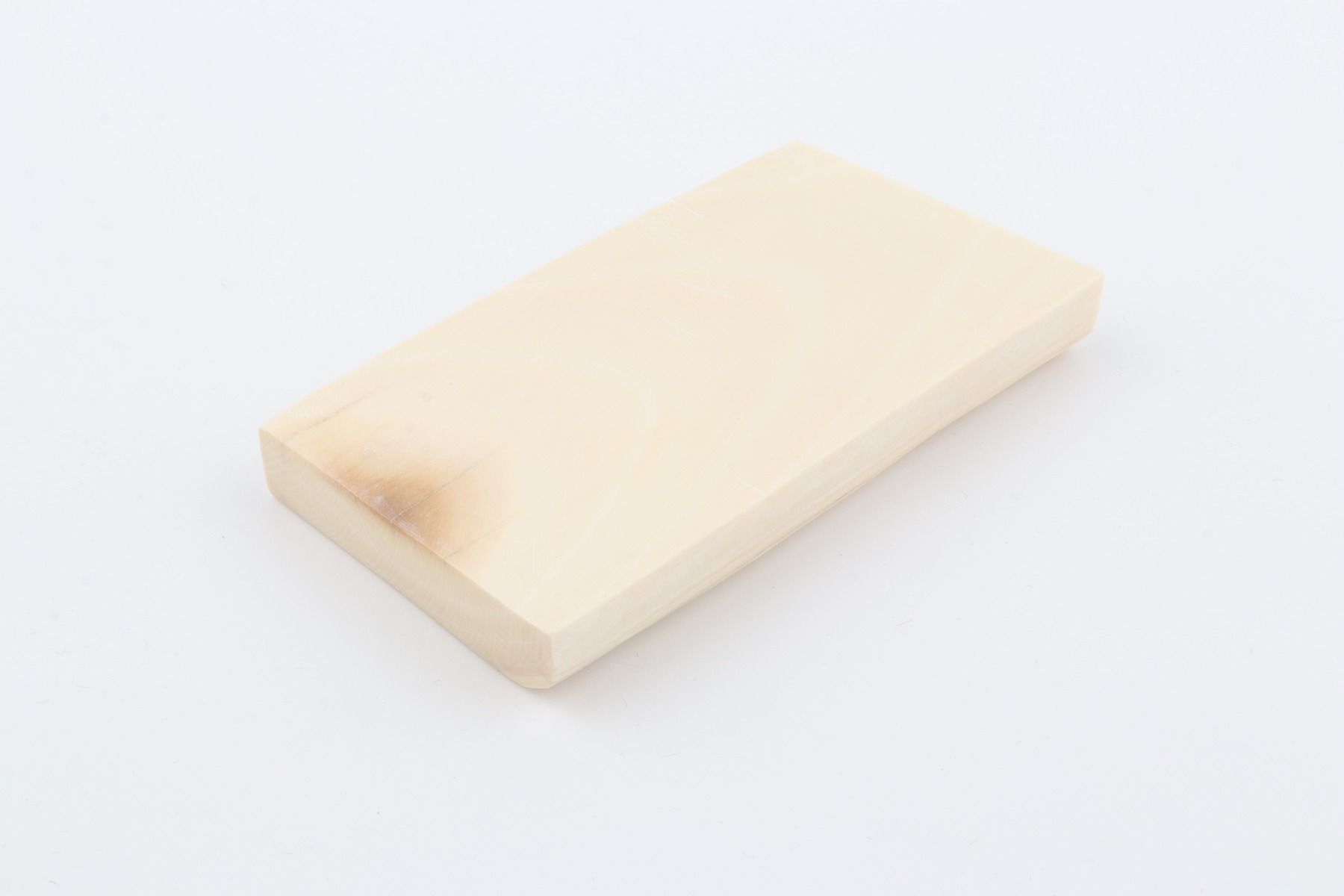 White mammoth ivory segment