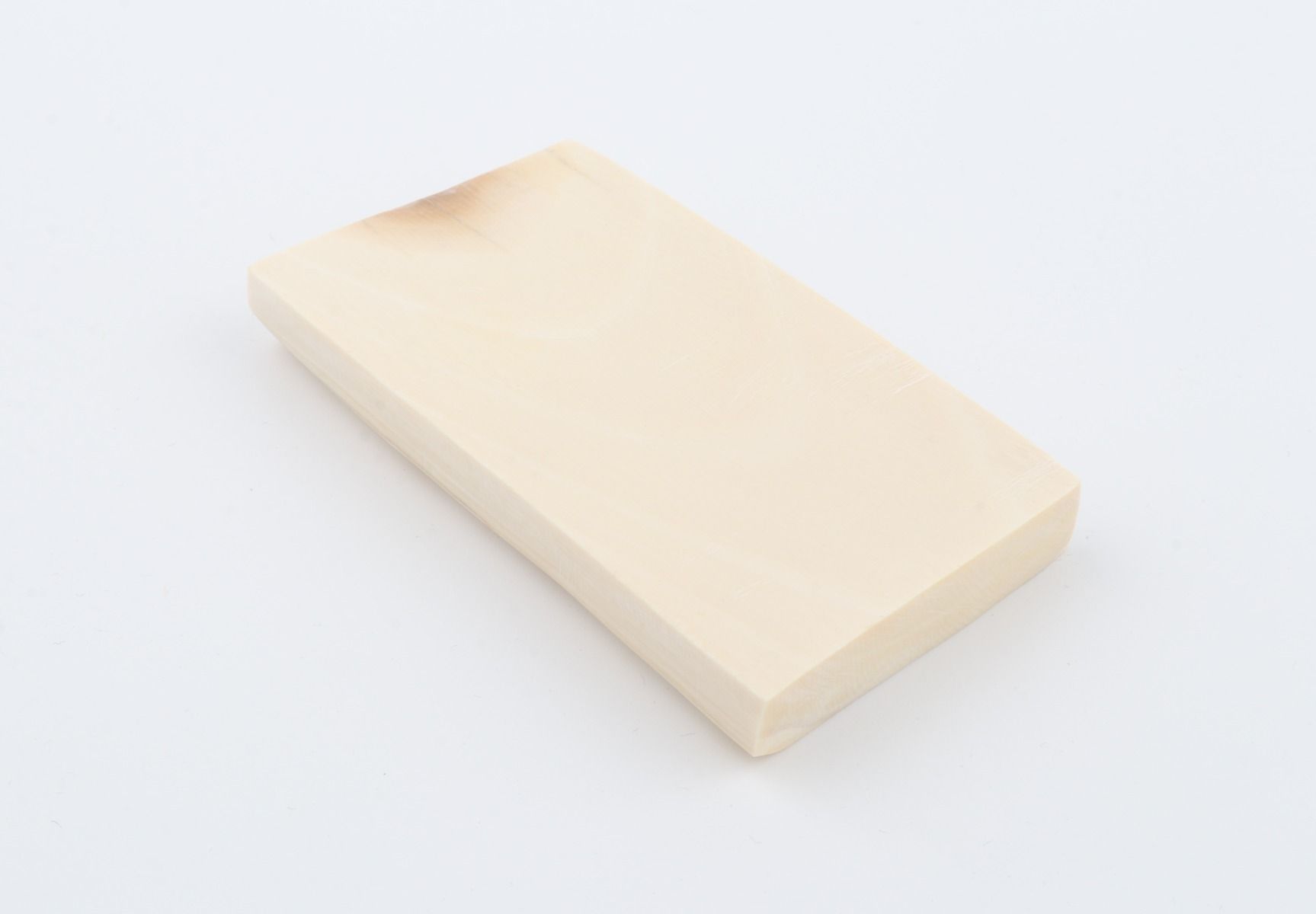 White mammoth ivory segment