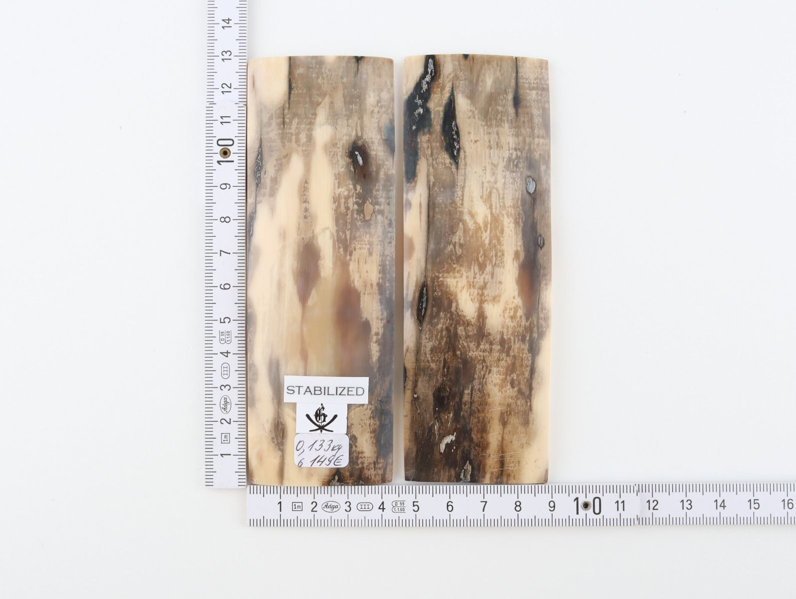 Stabilized mammoth bark scales