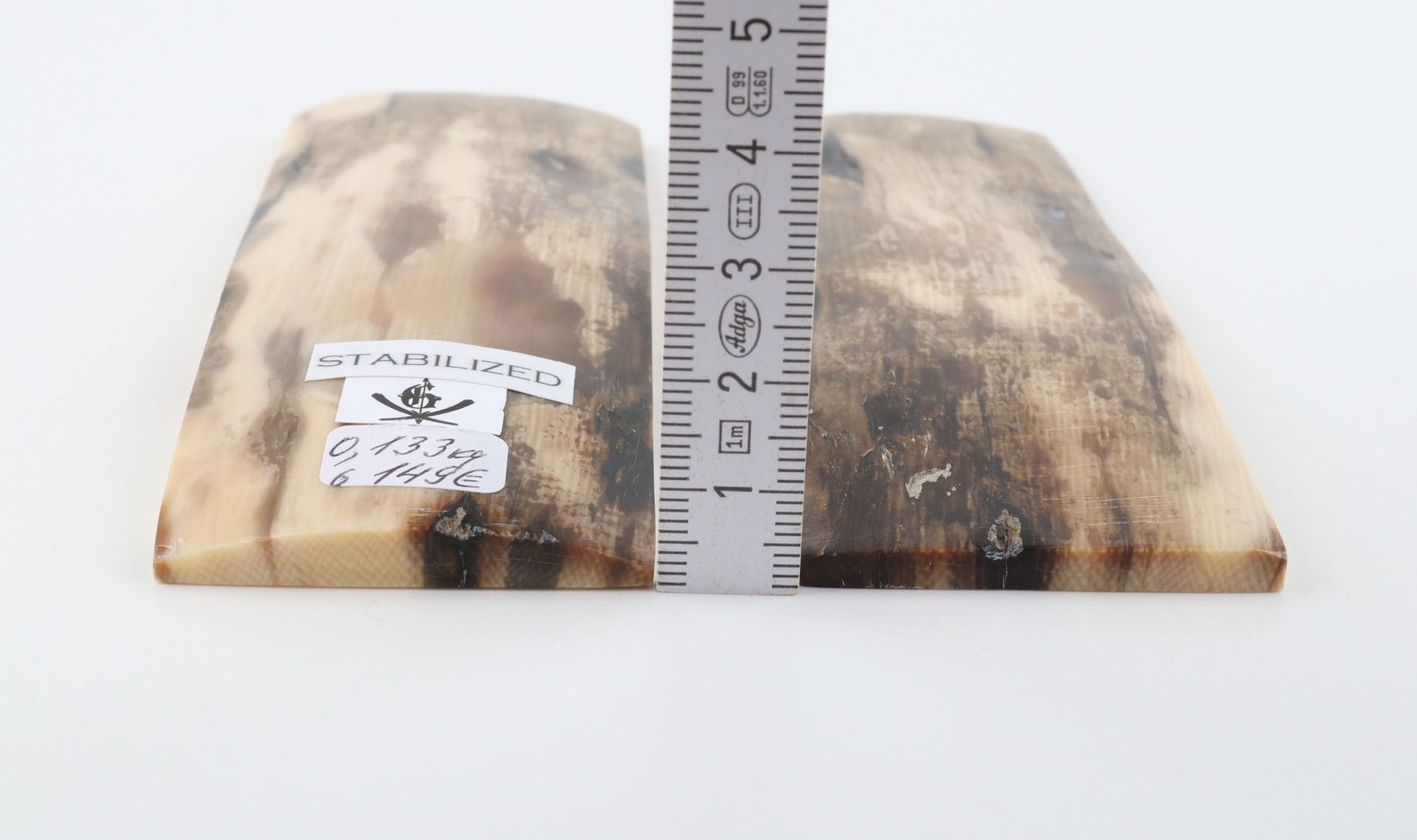 Stabilized mammoth bark scales