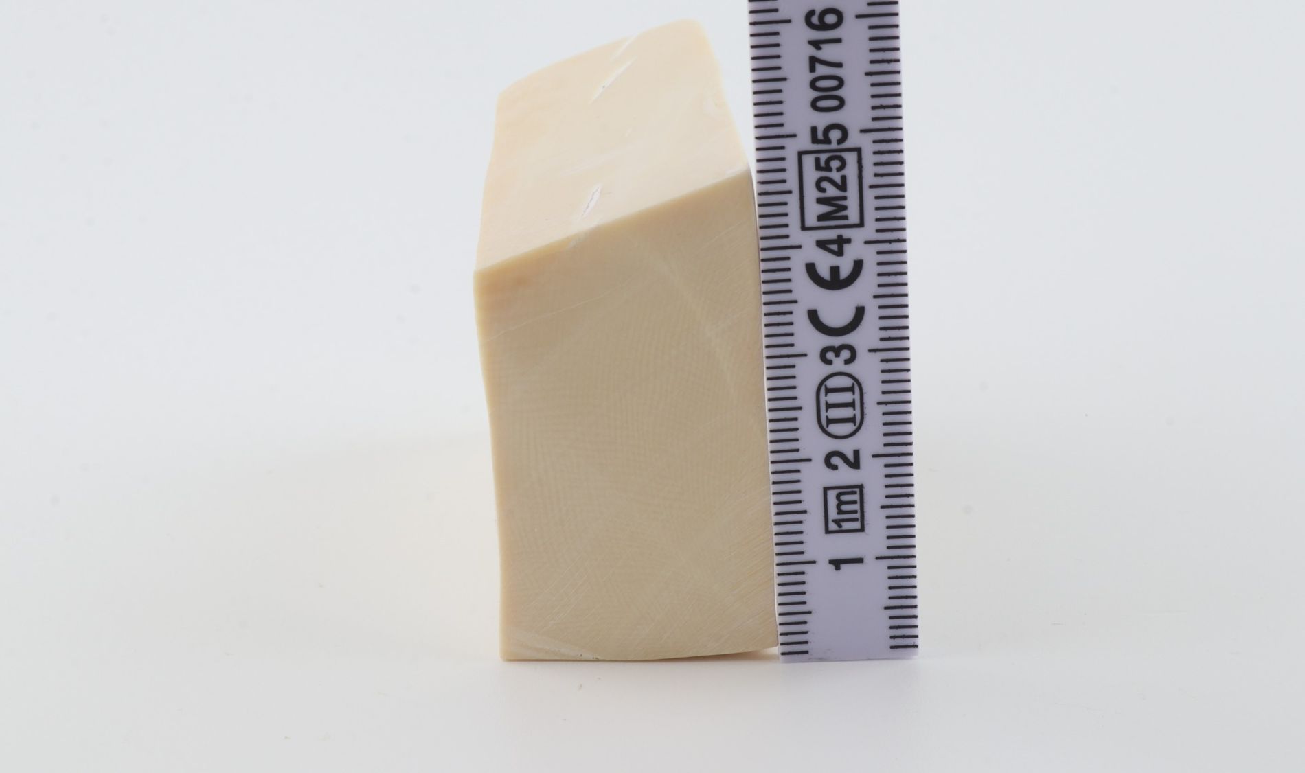 White mammoth ivory segment