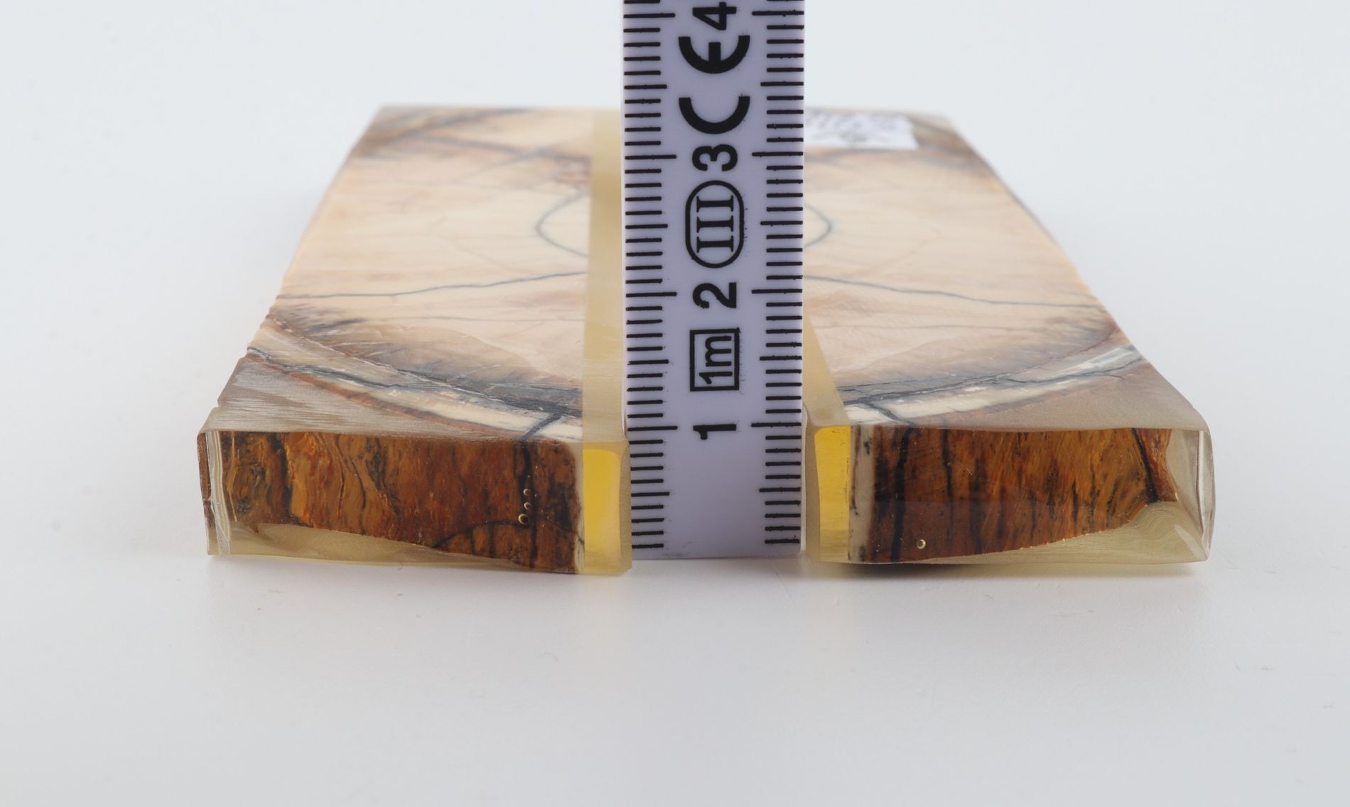 Stabilized mammoth ivory scales