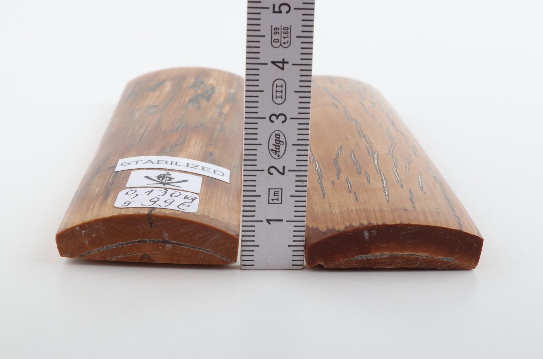 Stabilised mammoth bark scales