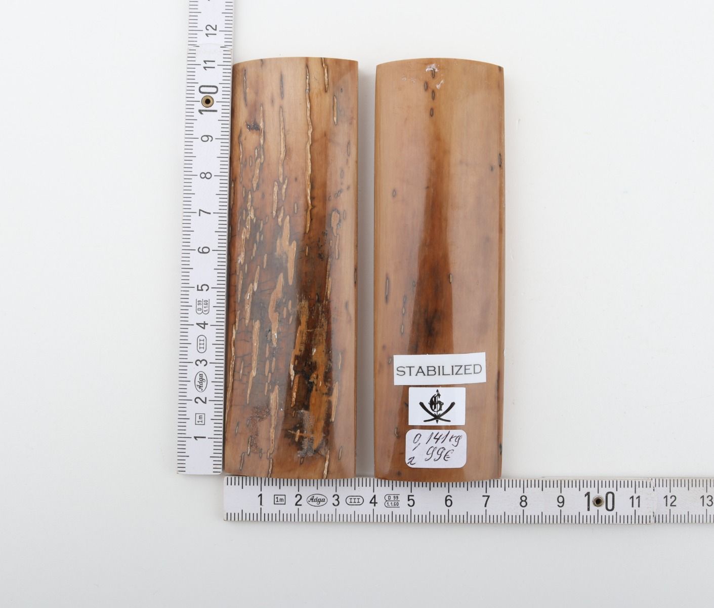 Stabilised mammoth bark scales