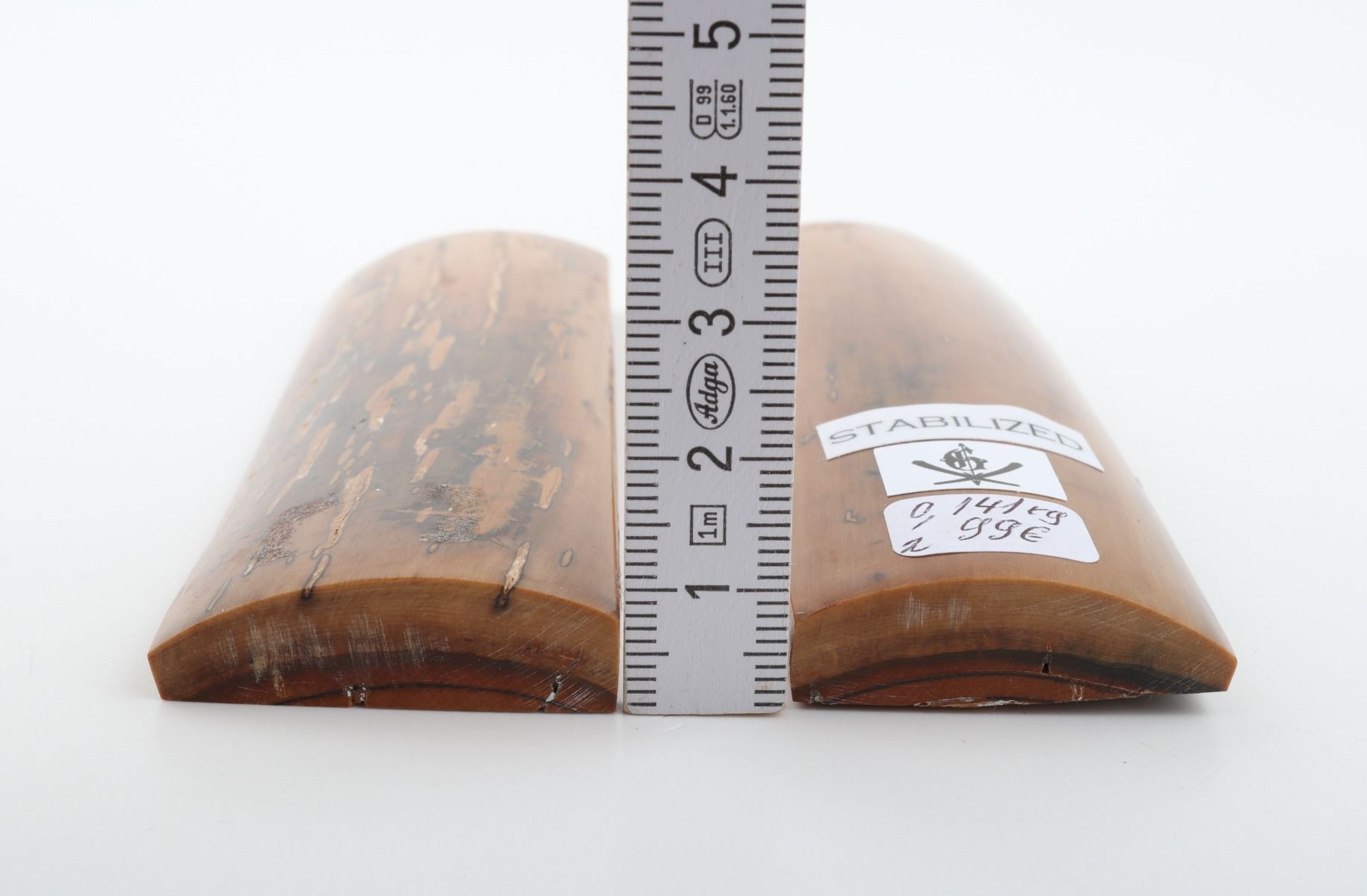 Stabilised mammoth bark scales