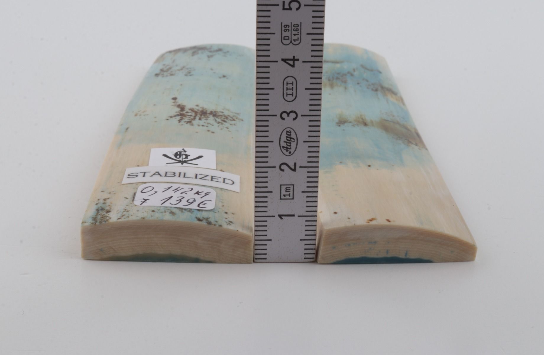 Stabilized mammoth bark scales