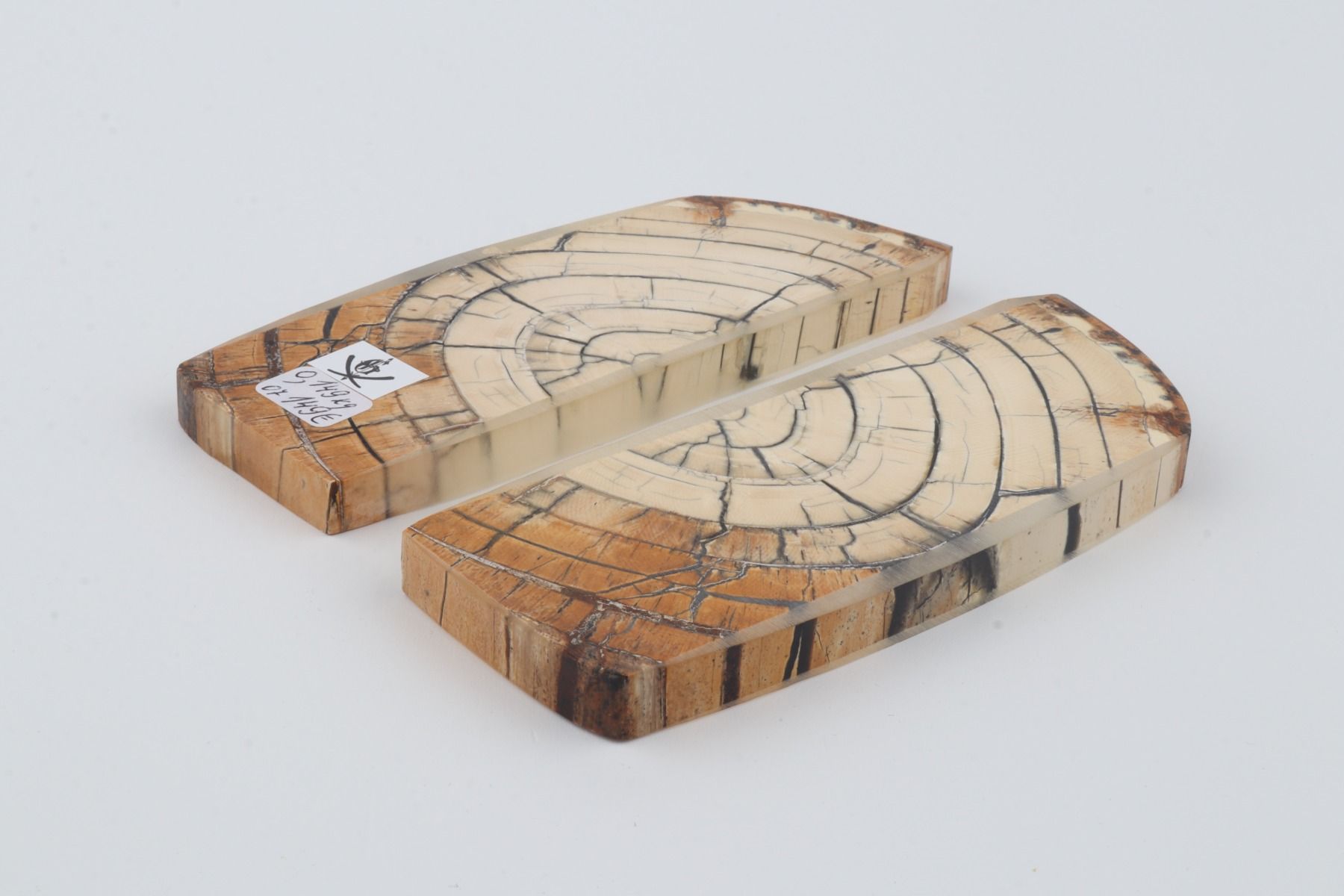 White mammoth ivory scales