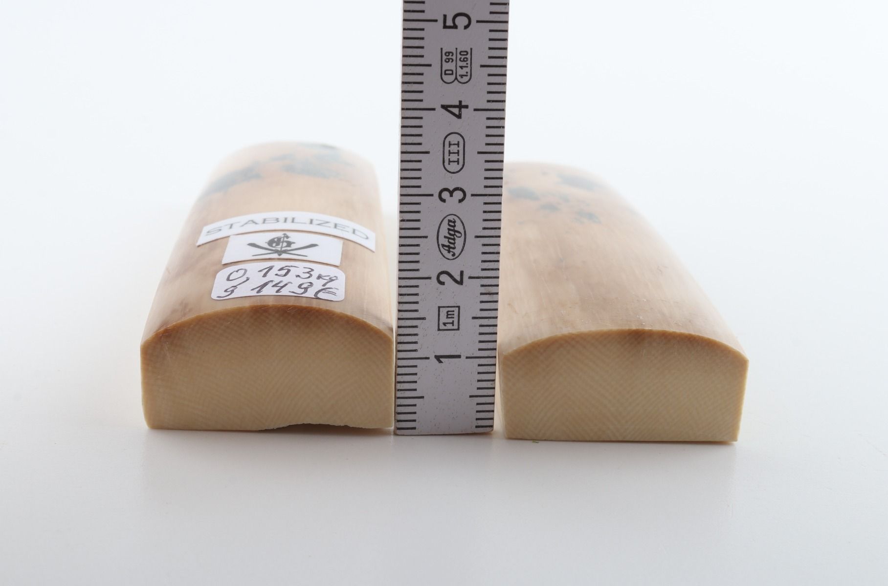 Stabilized mammoth bark scales