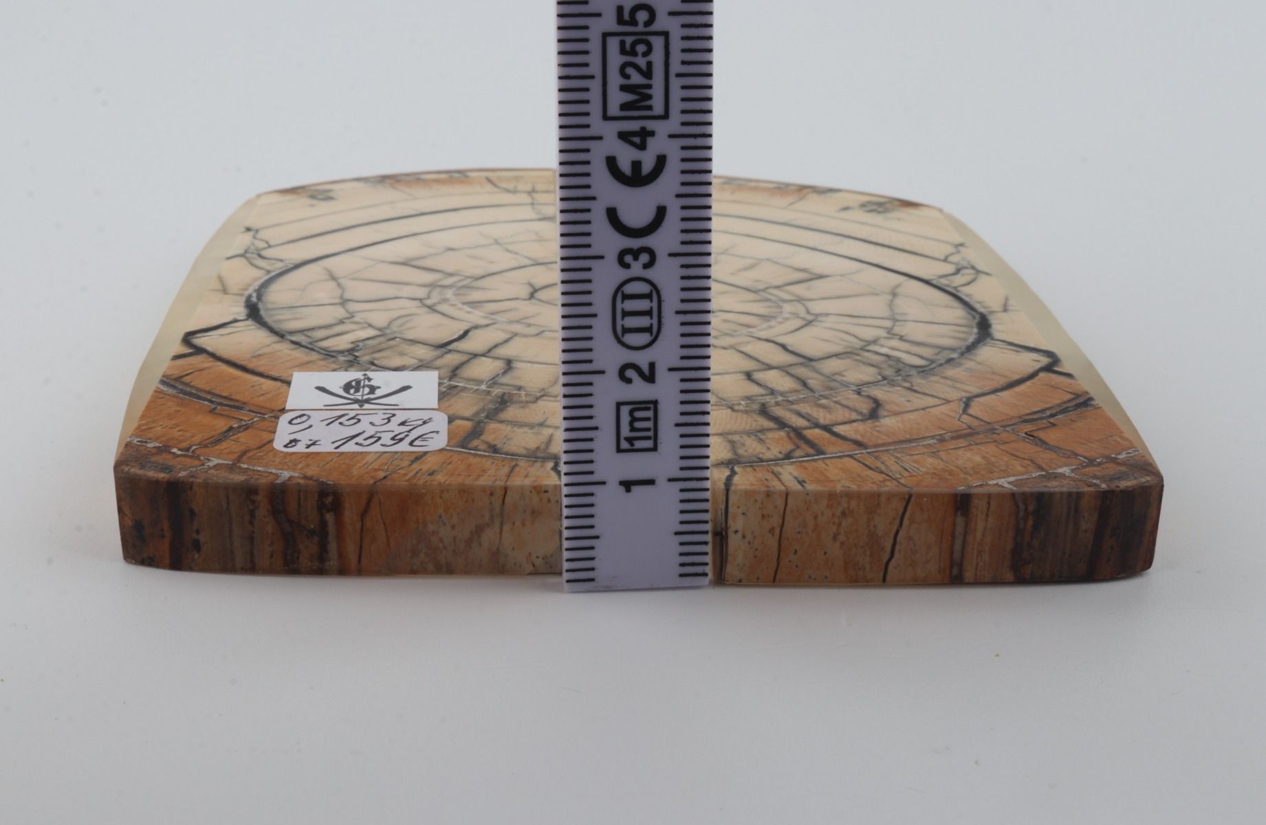 Stabilized mammoth ivory scales