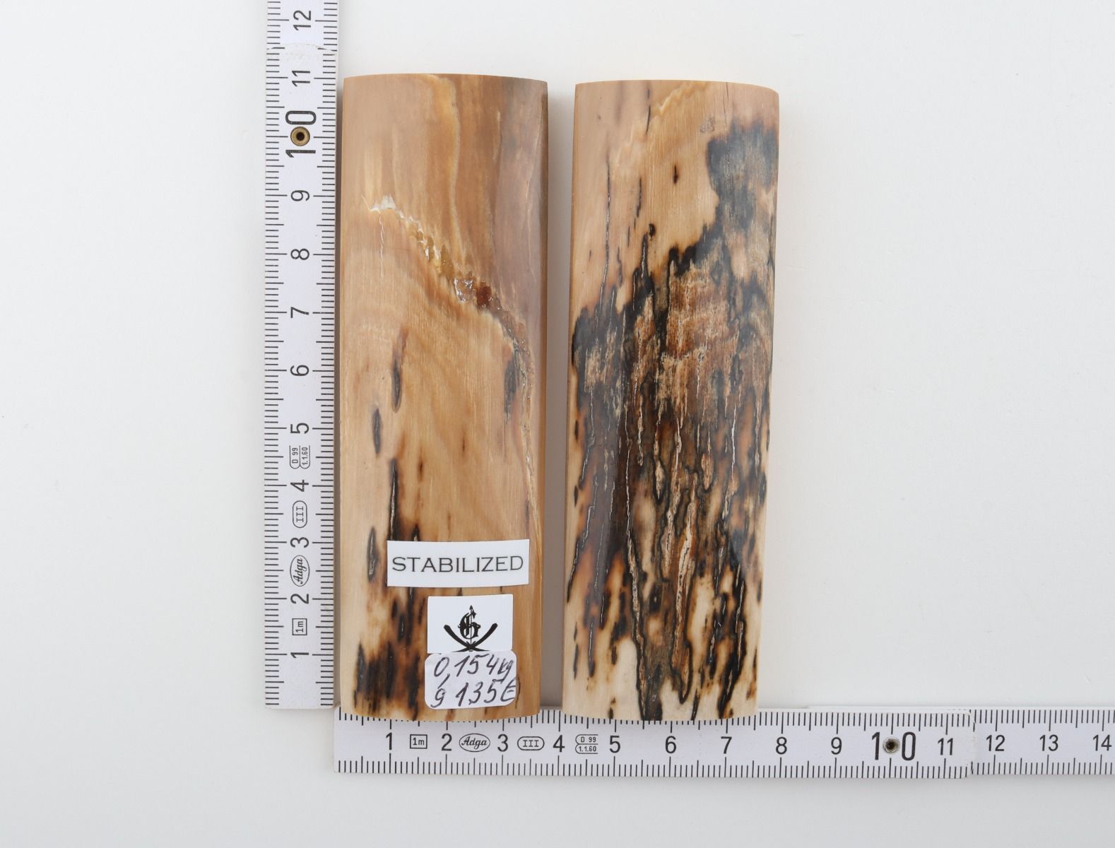 Stabilized mammoth bark scales