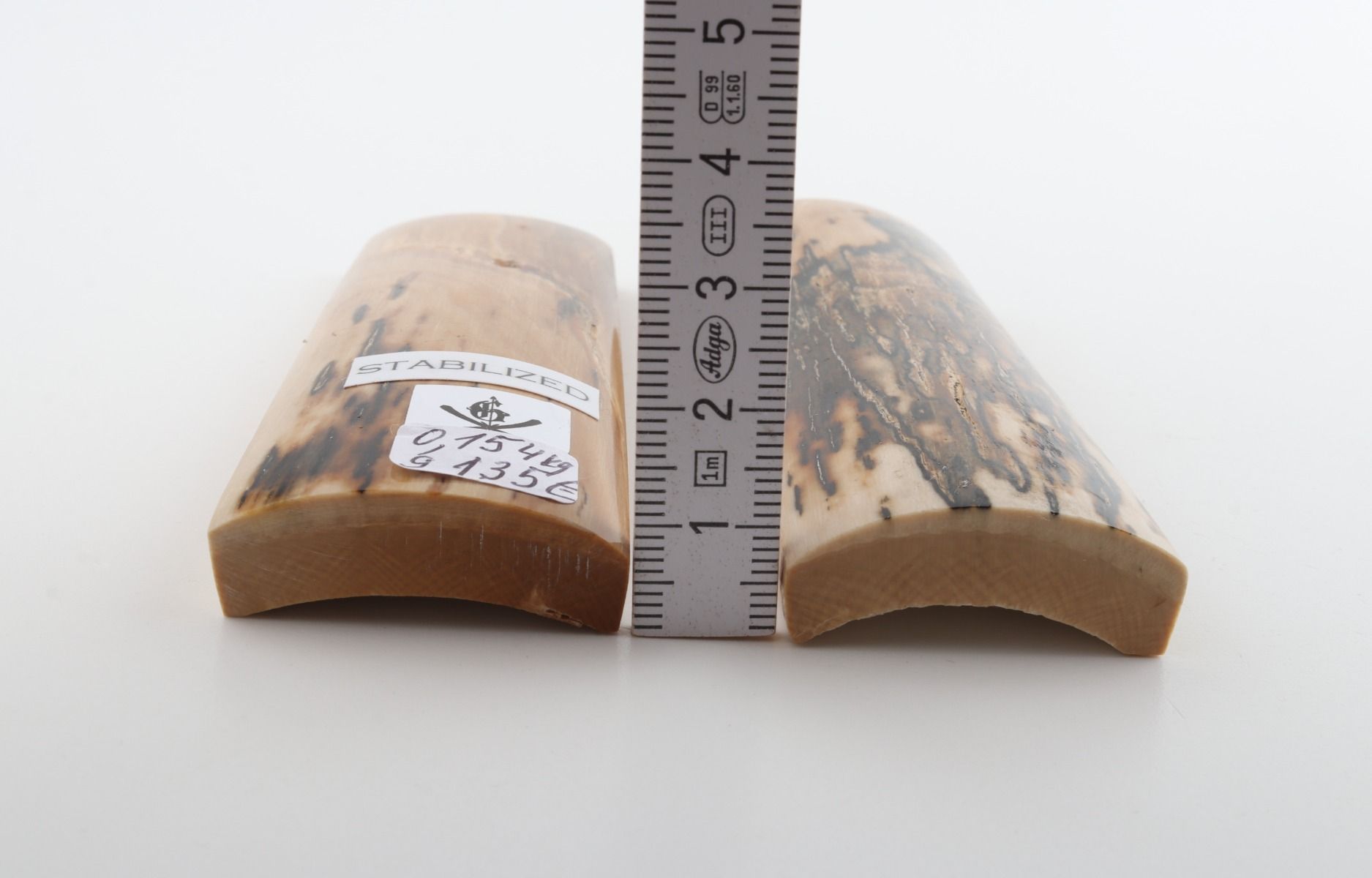 Stabilized mammoth bark scales