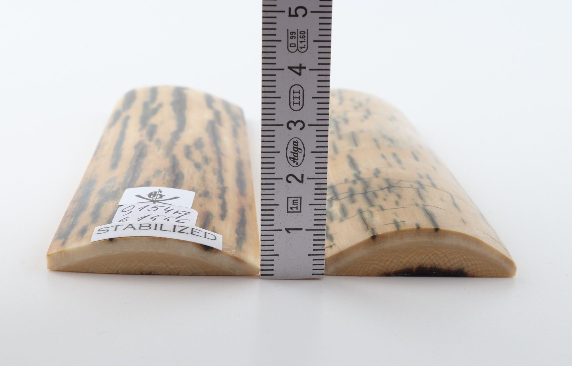 Stabilized mammoth bark scales
