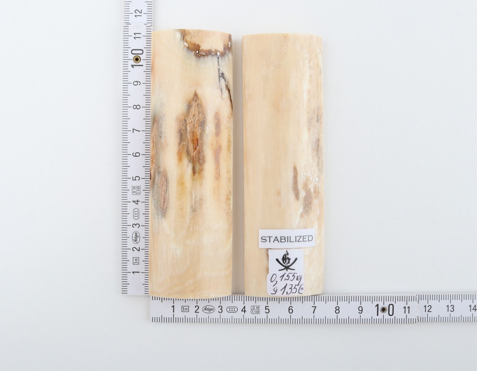 Stabilised mammoth bark scales