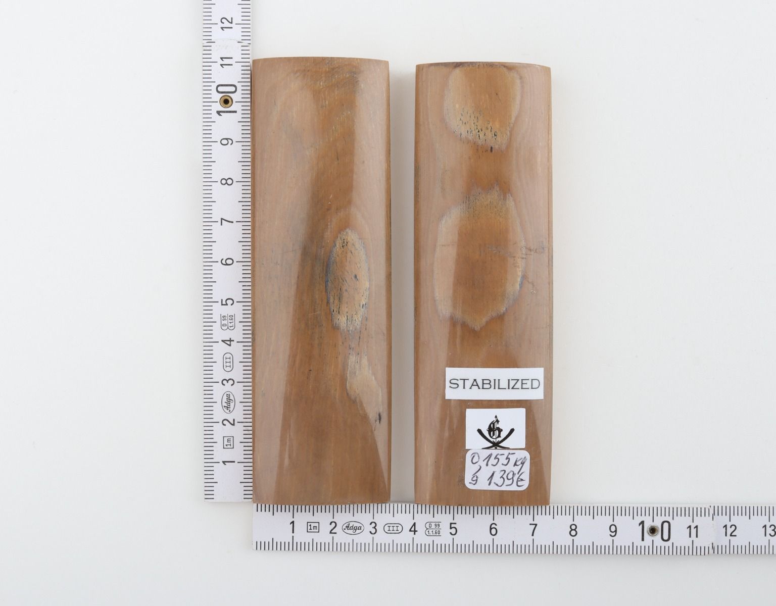 Stabilised mammoth bark scales