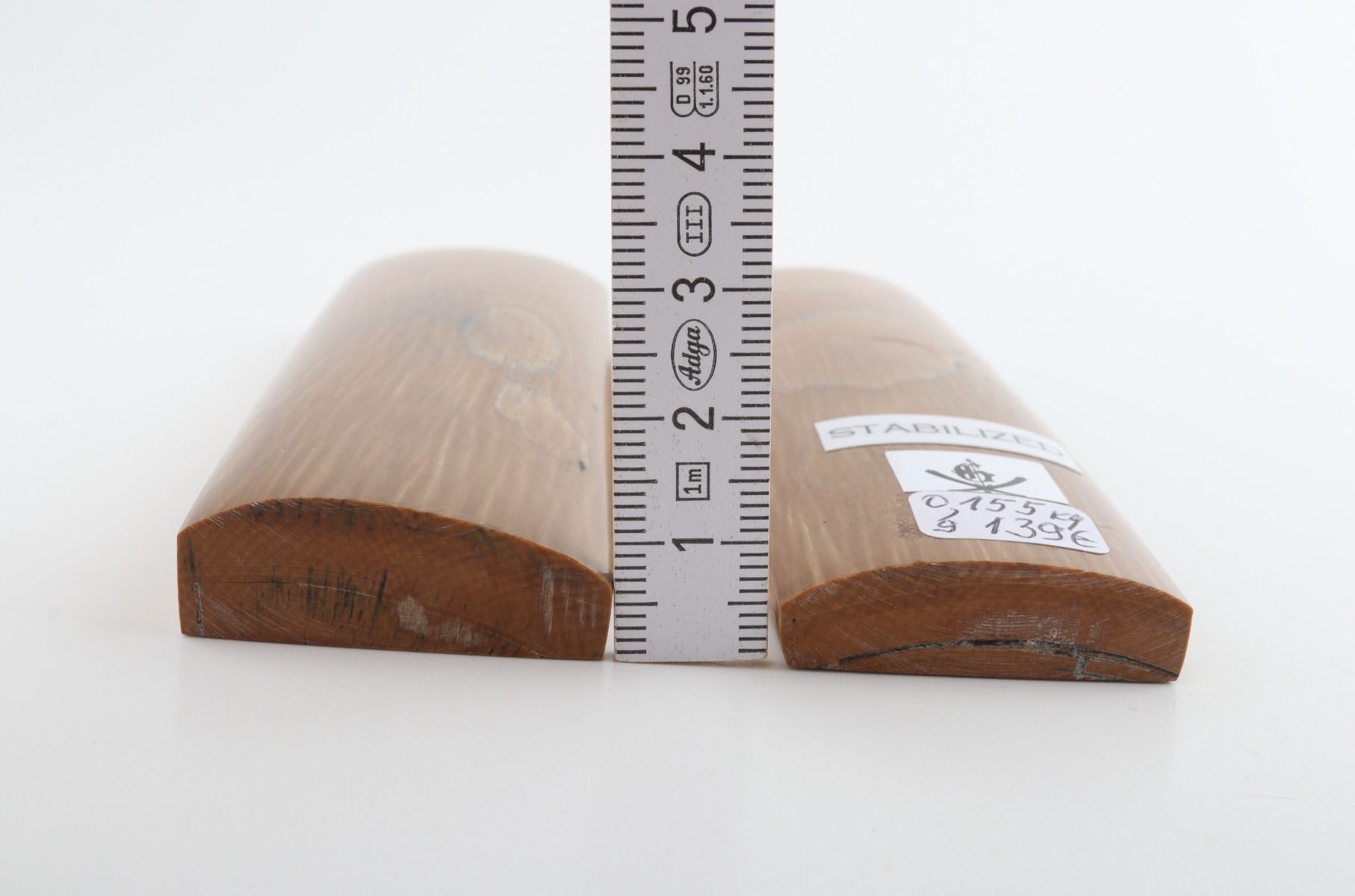 Stabilised mammoth bark scales