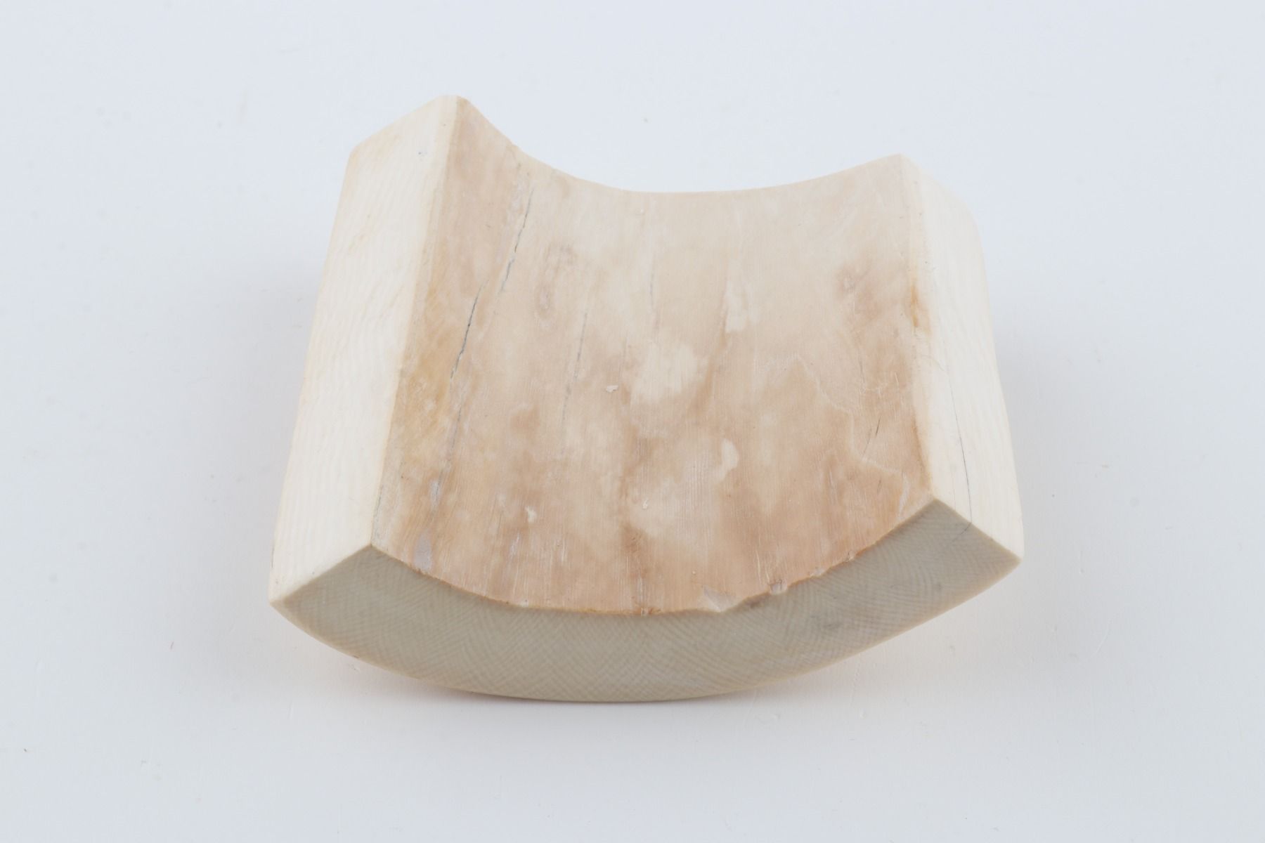 White mammoth ivory piece