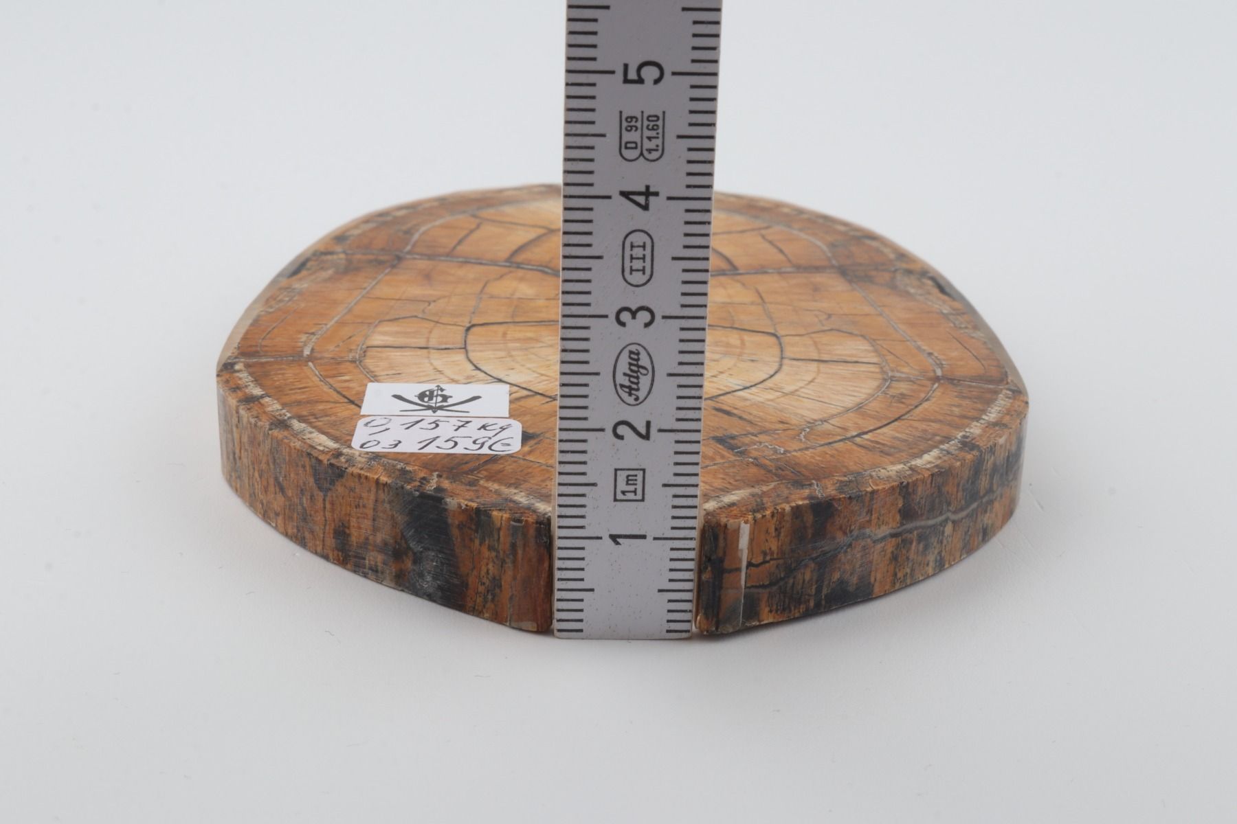Stabilised mammoth ivory scales