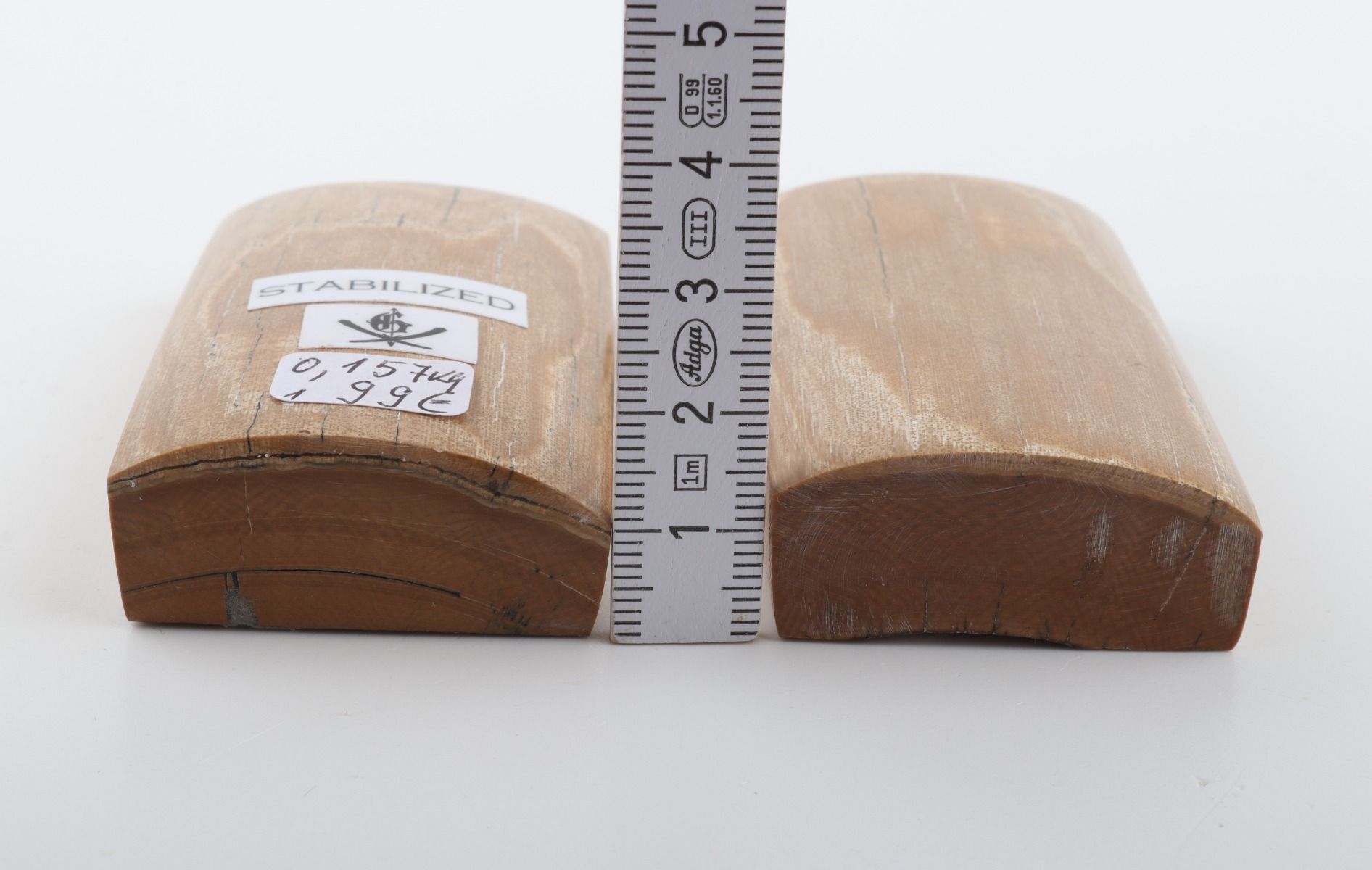 Stabilised mammoth bark scales