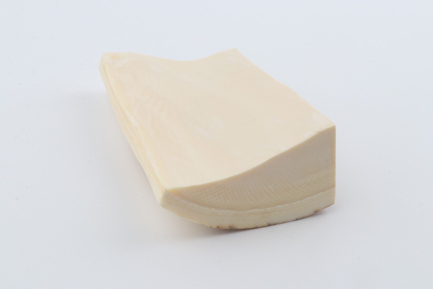 White mammoth ivory piece
