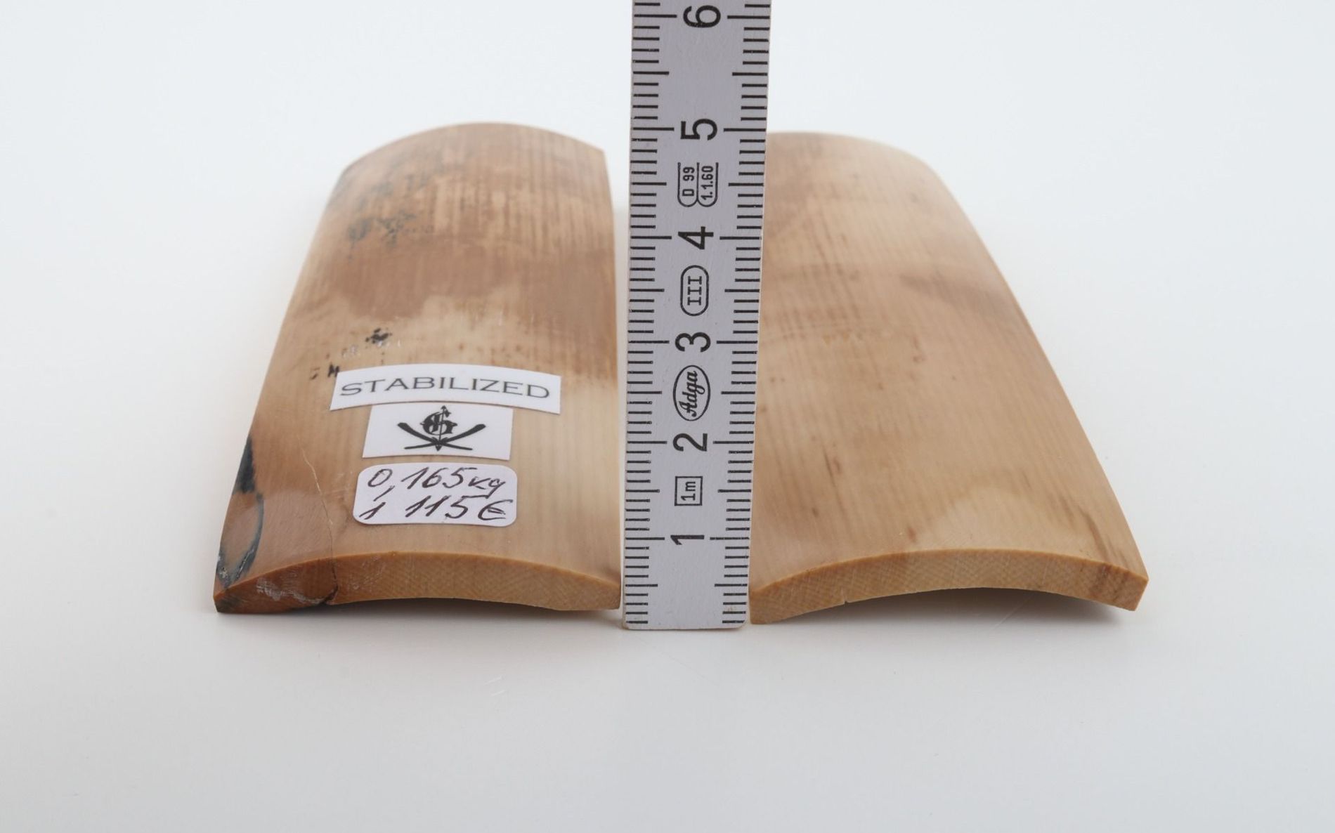 Stabilized mammoth bark scales