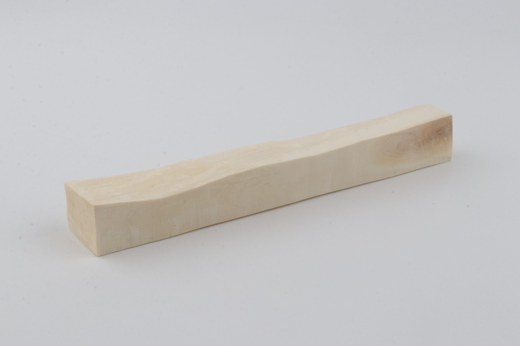 White mammoth ivory segment