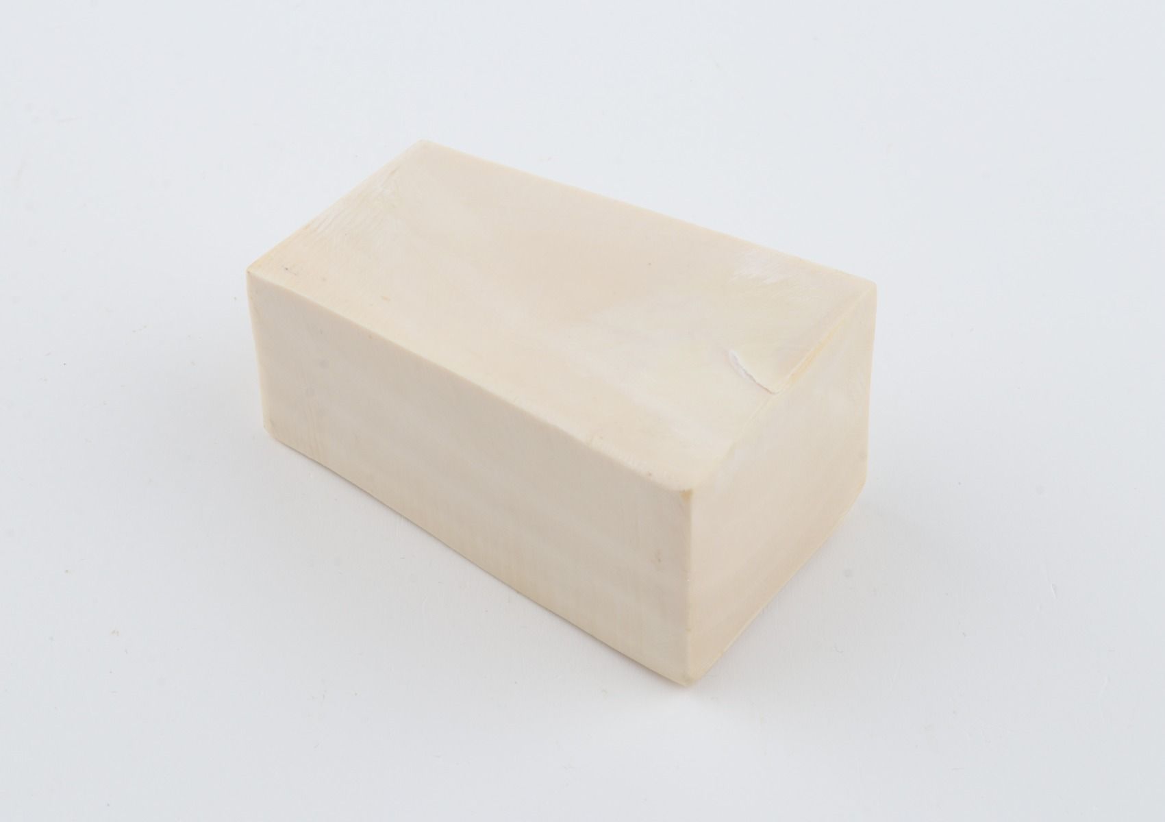 White mammoth ivory segment