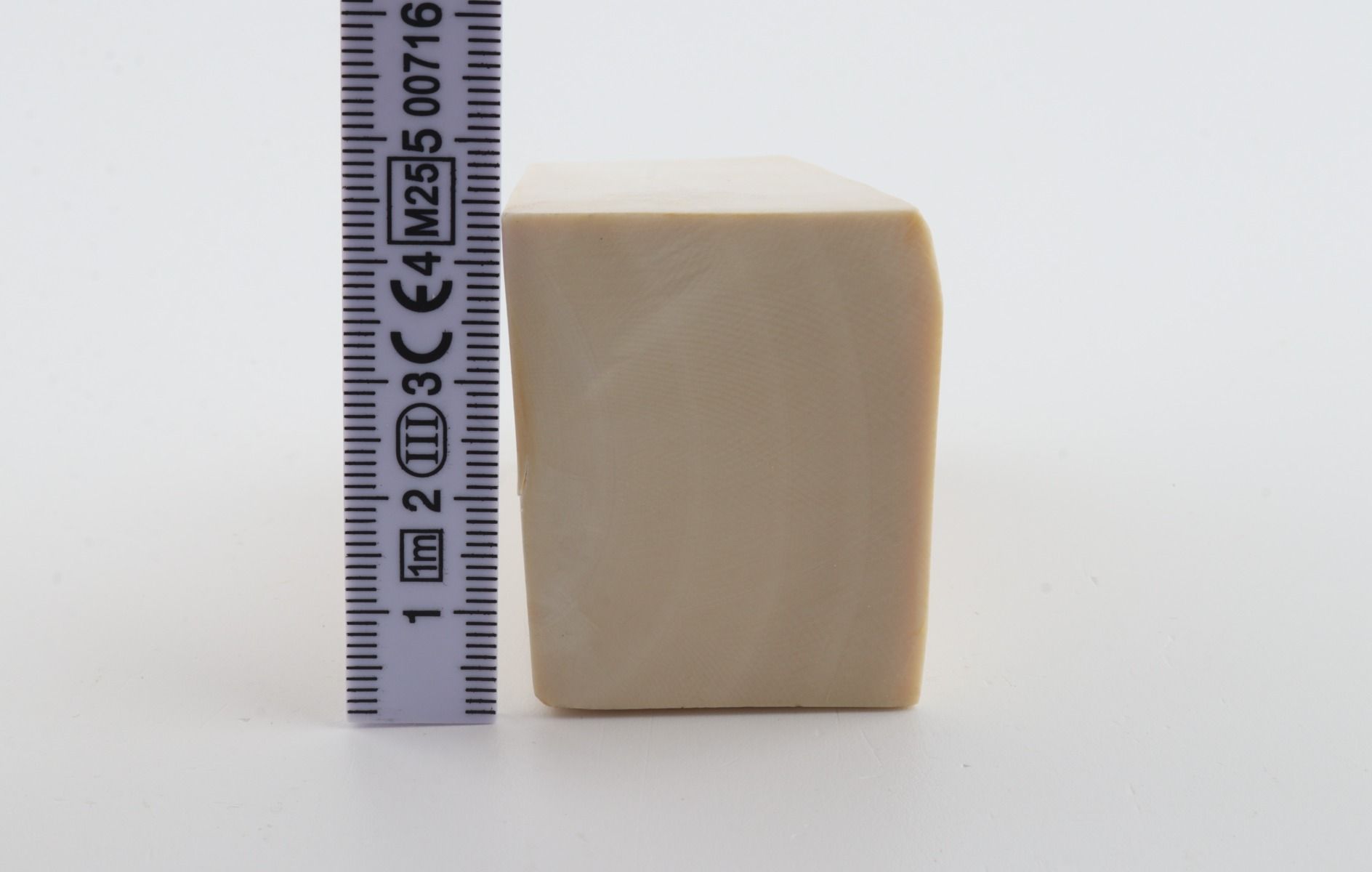 White mammoth ivory segment