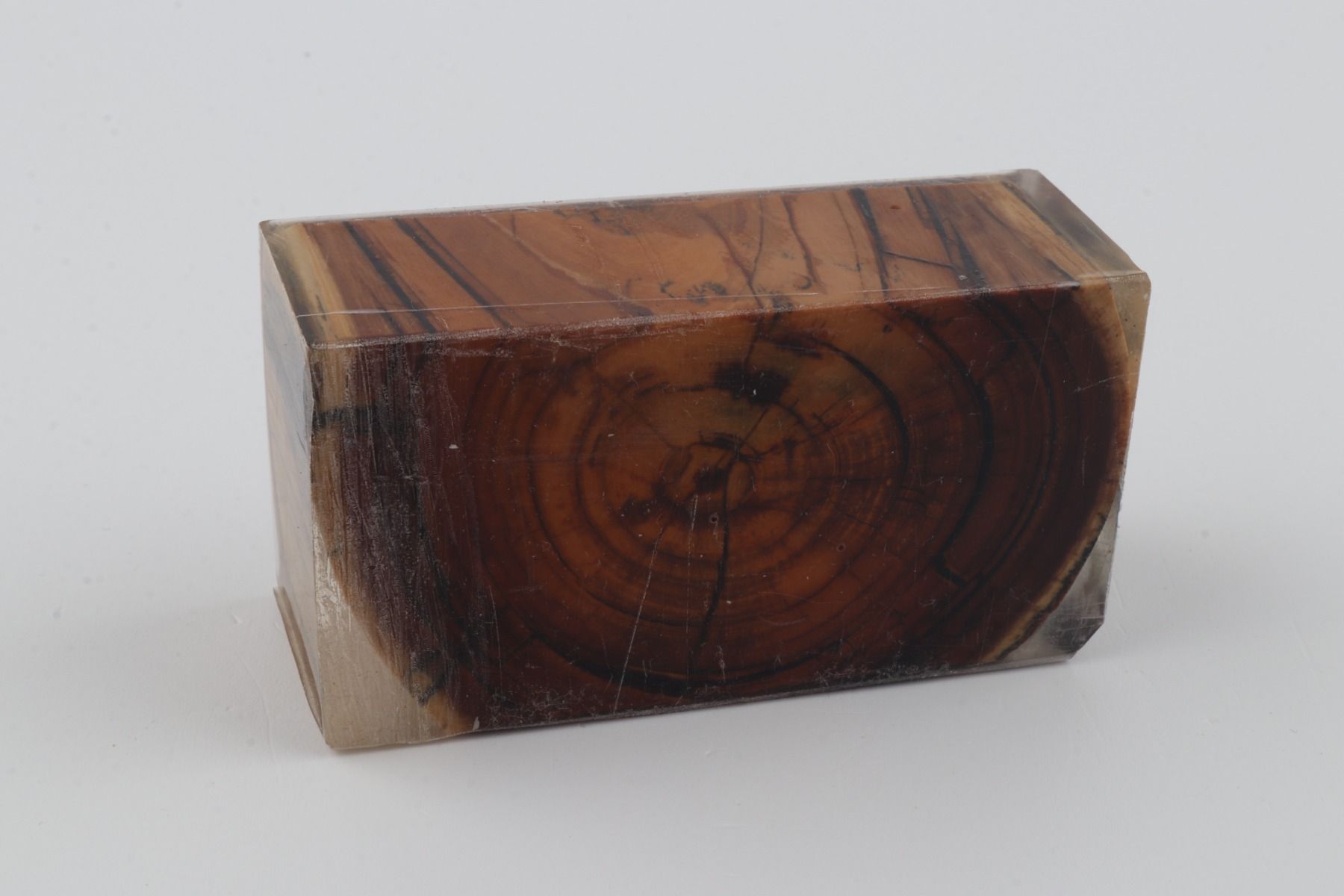 Stabilized mammoth ivory block