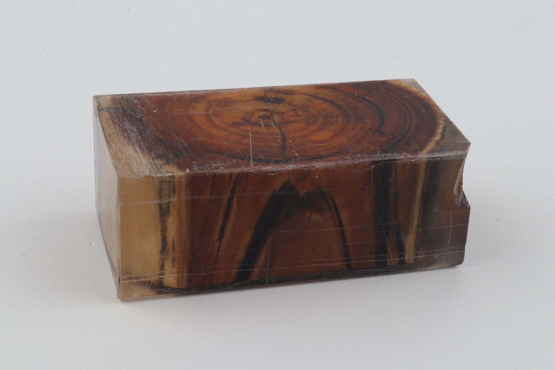 Stabilized mammoth ivory block