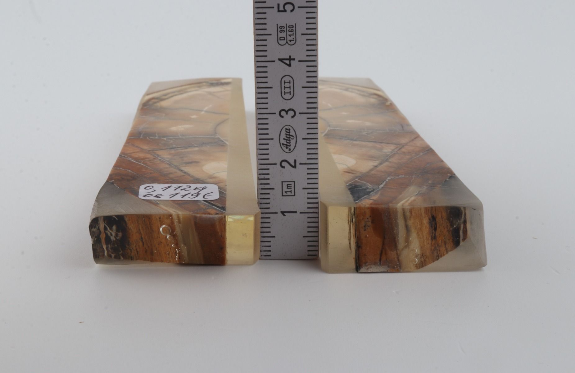 Stabilized mammoth ivory scales
