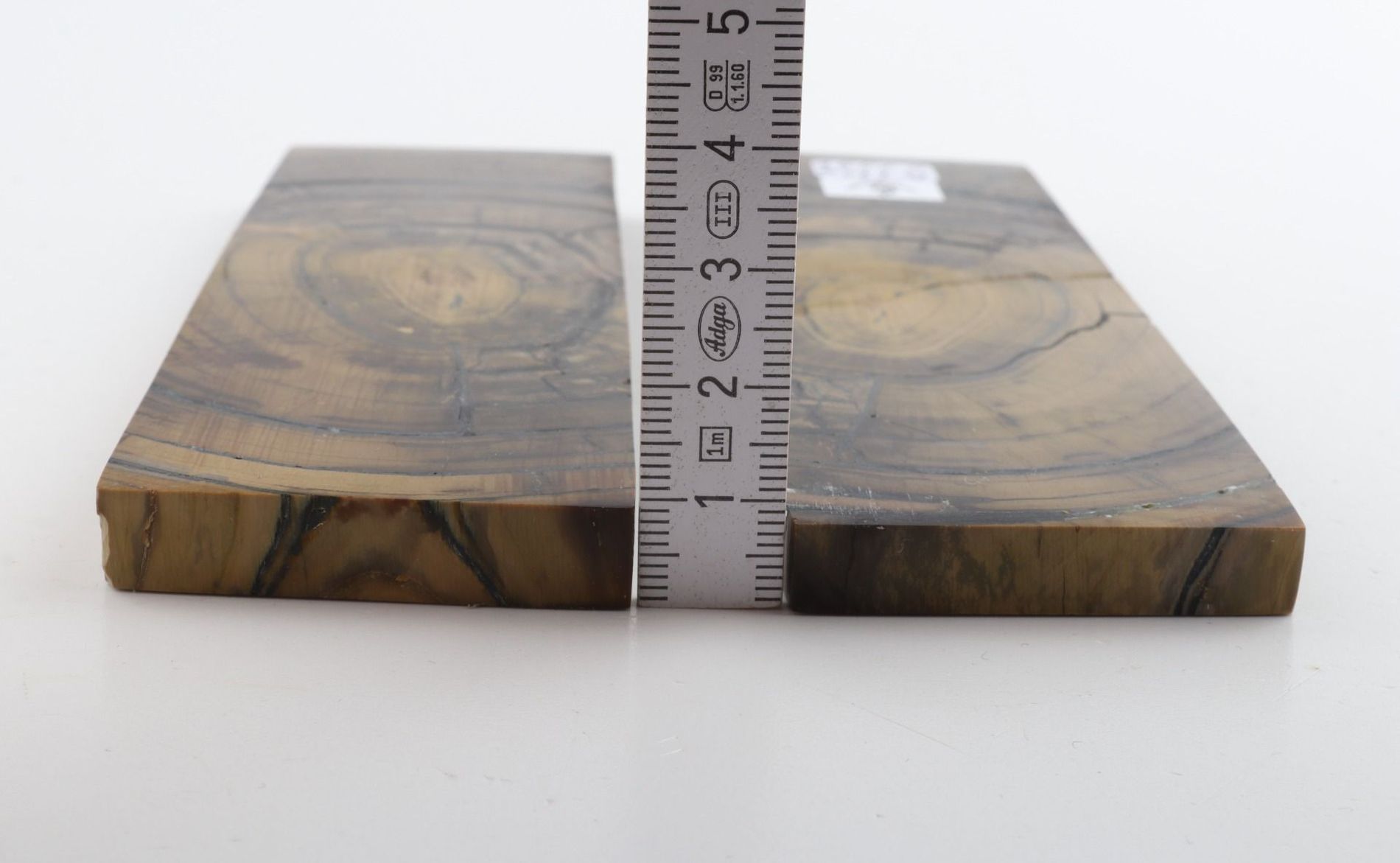 Stabilised mammoth ivory scales