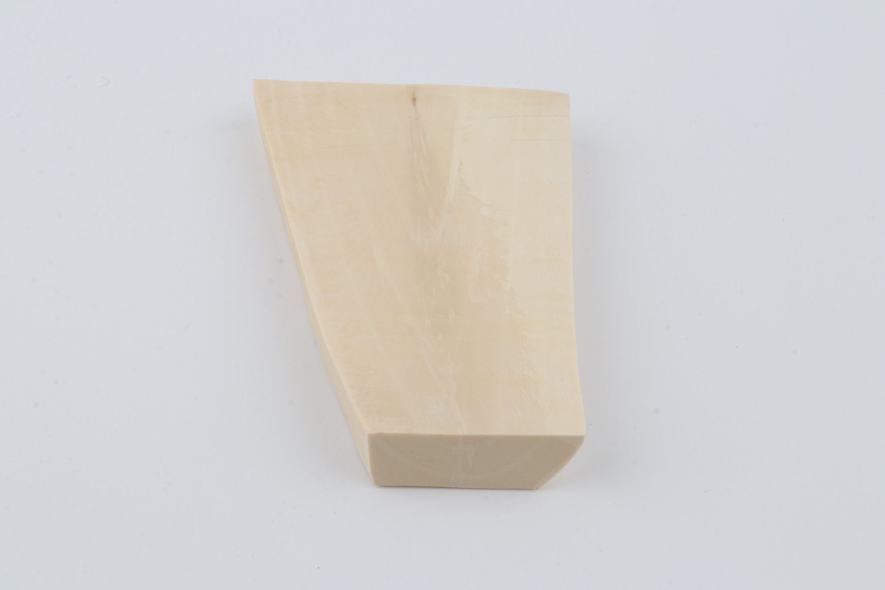 White mammoth ivory segment