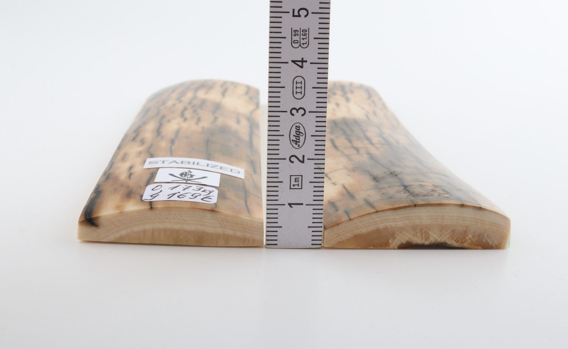 Stabilised mammoth bark scales