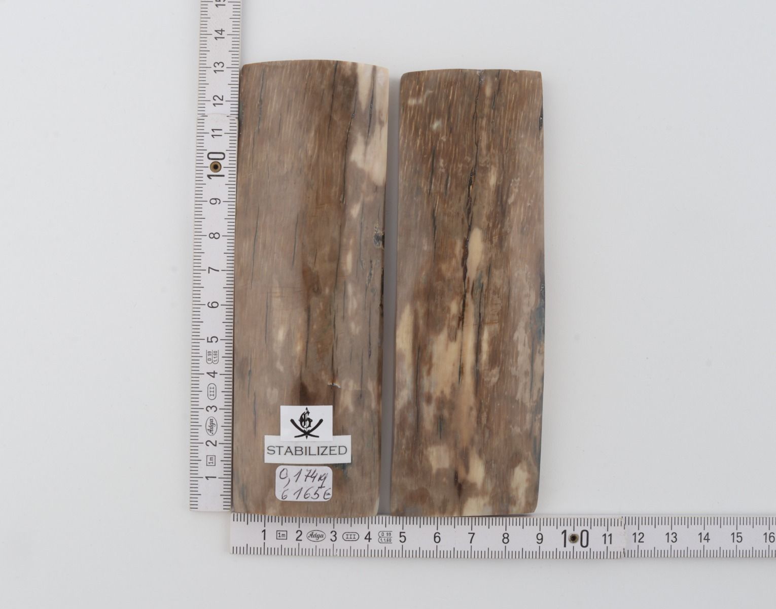 Stabilised mammoth bark scales