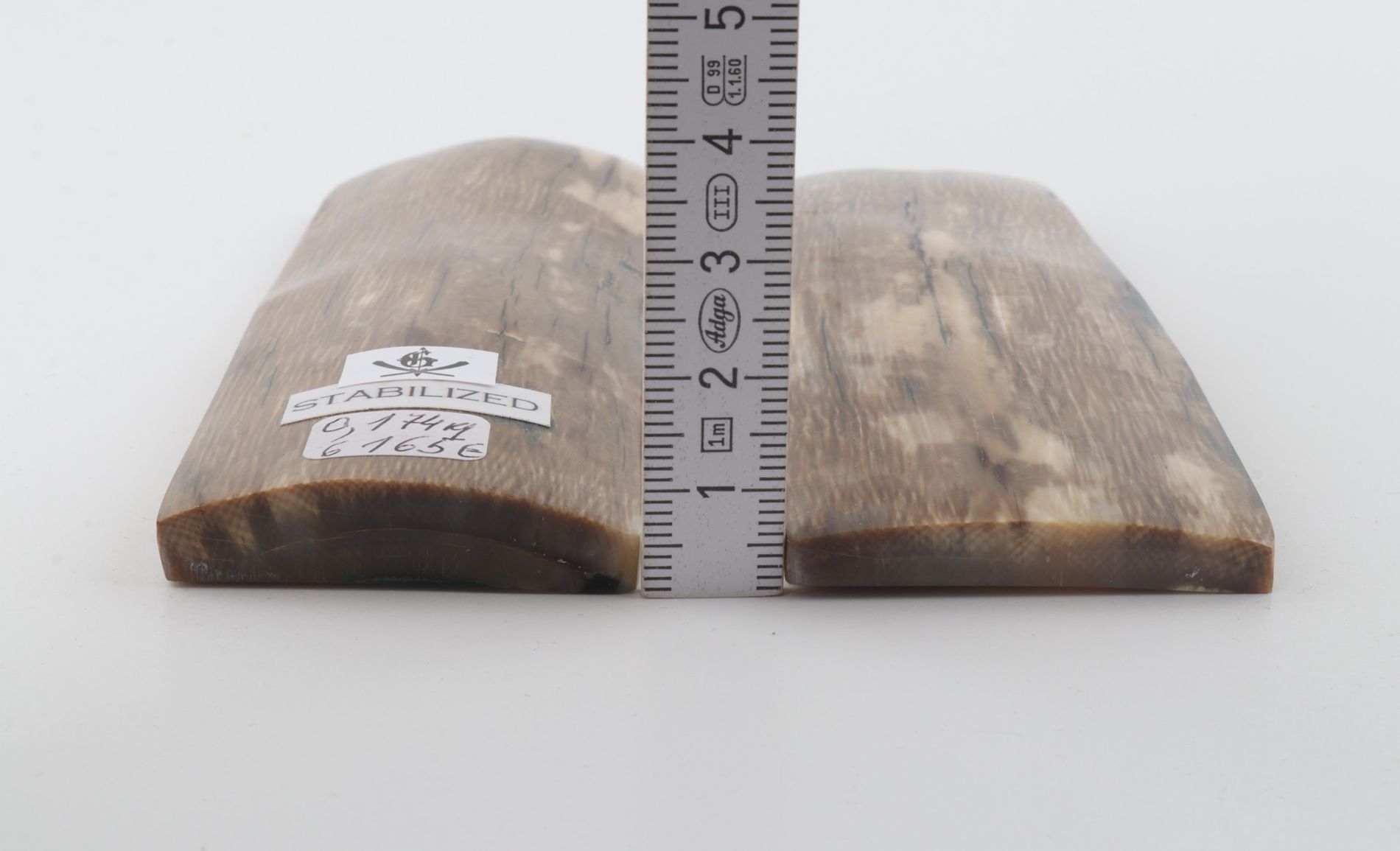 Stabilised mammoth bark scales