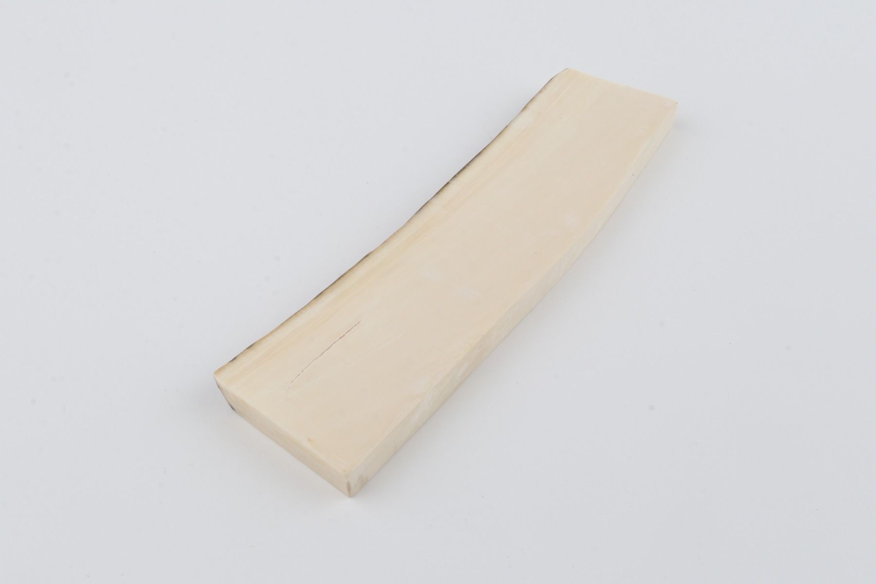 White mammoth ivory segment