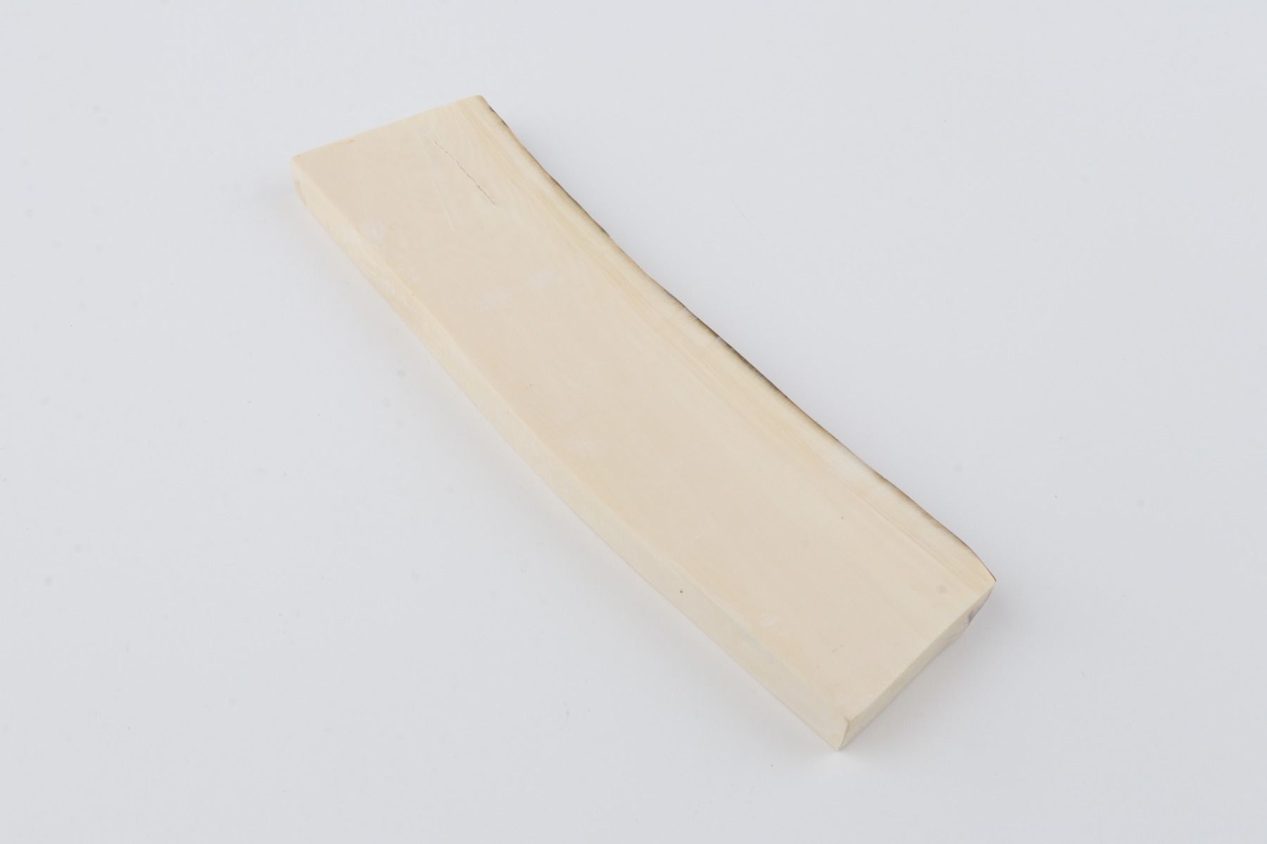 White mammoth ivory segment