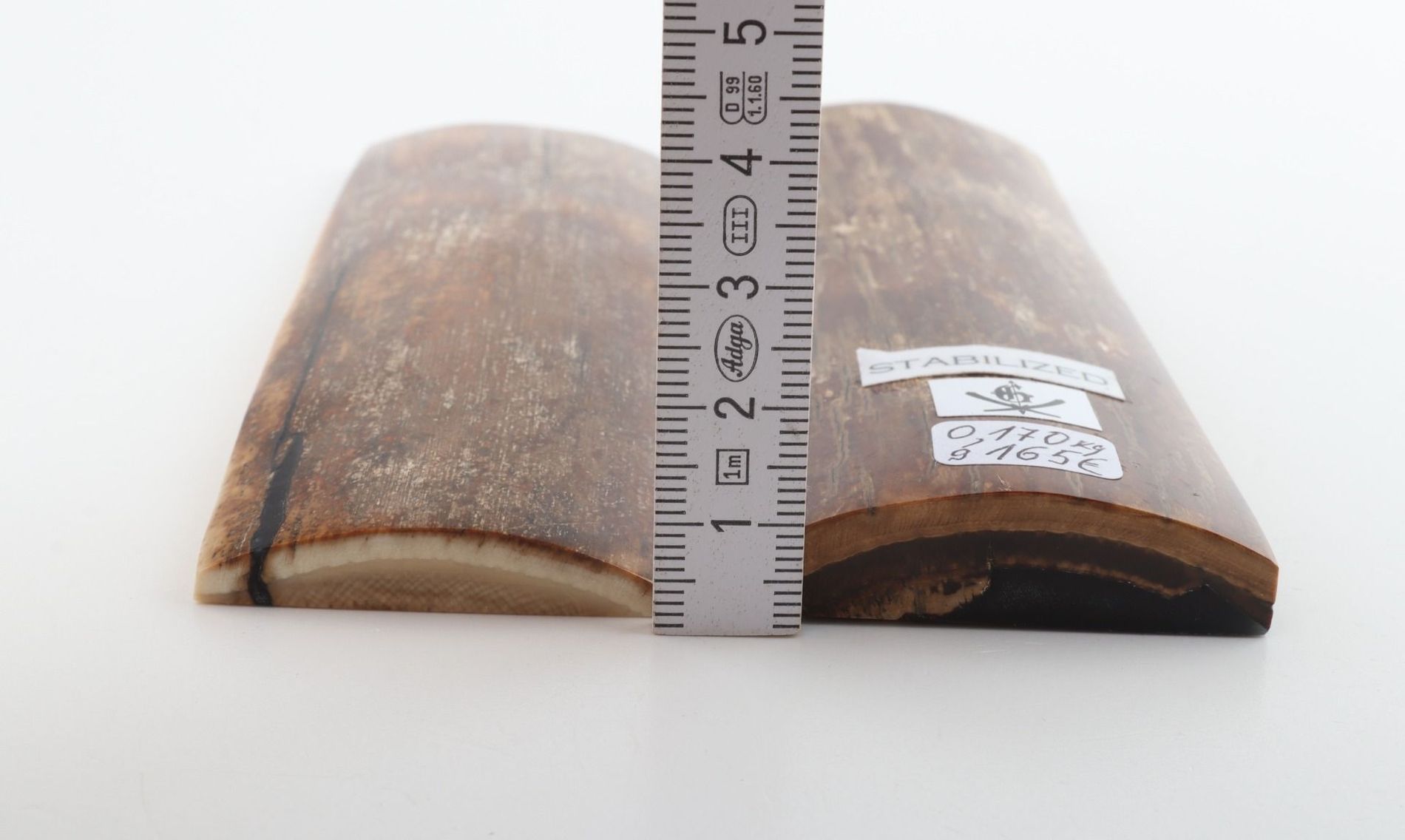 Stabilised mammoth bark scales