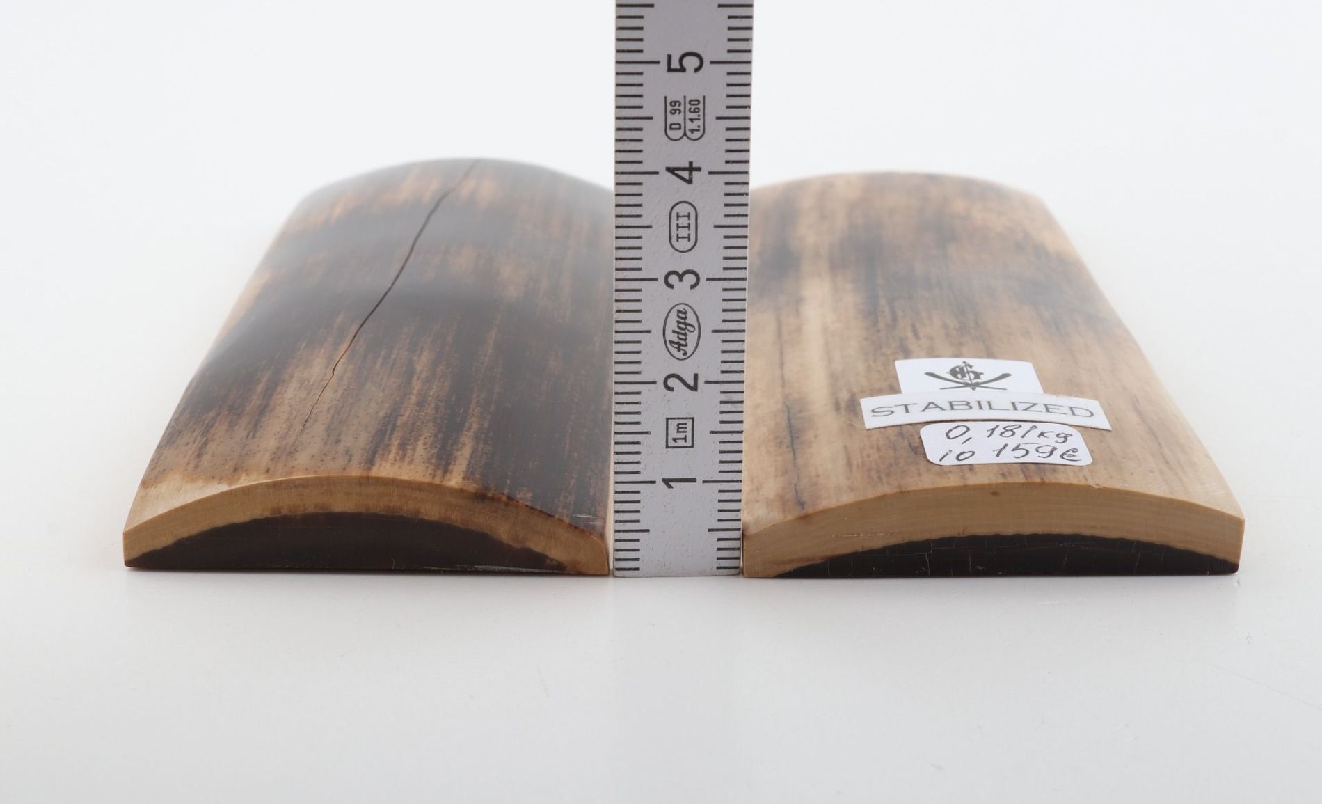 Stabilised mammoth bark scales