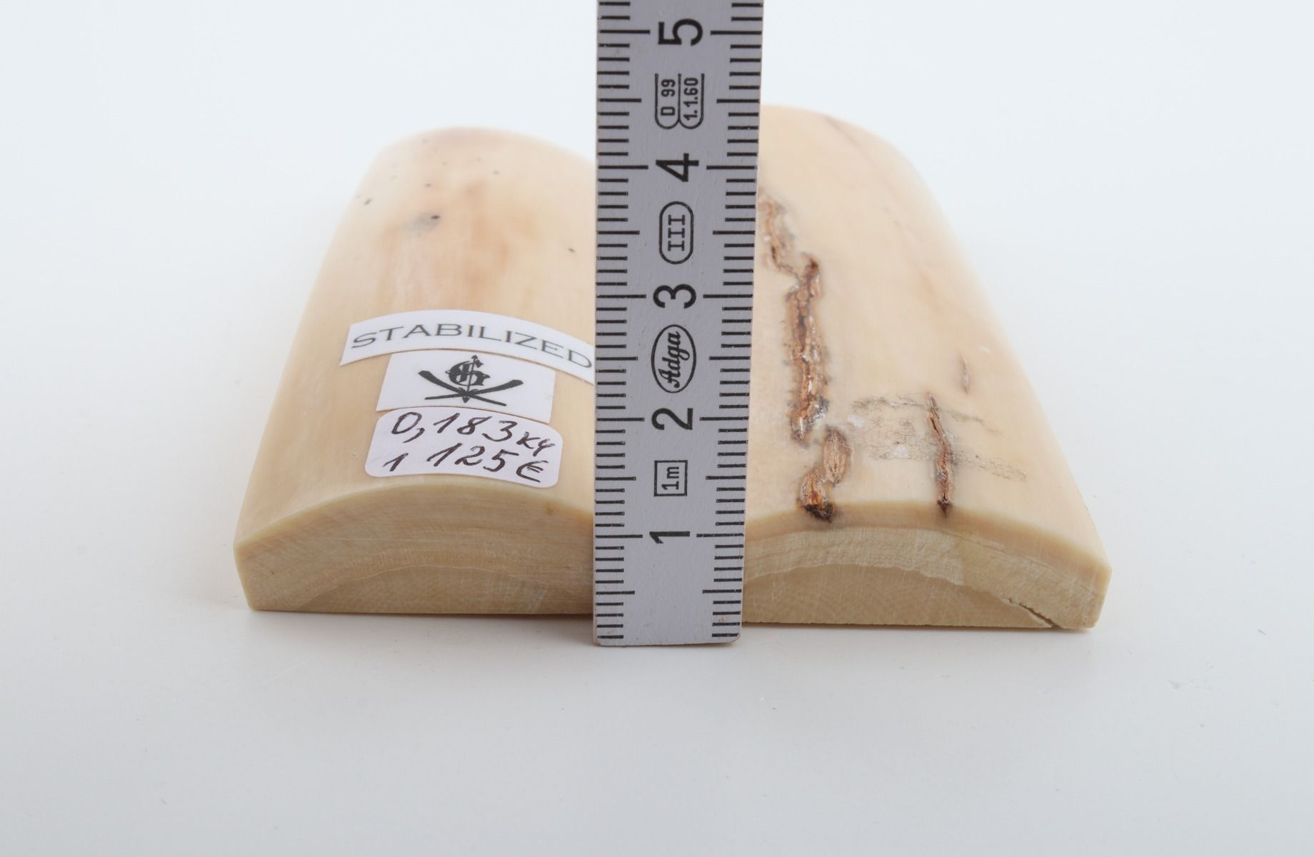 Stabilized mammoth bark scales
