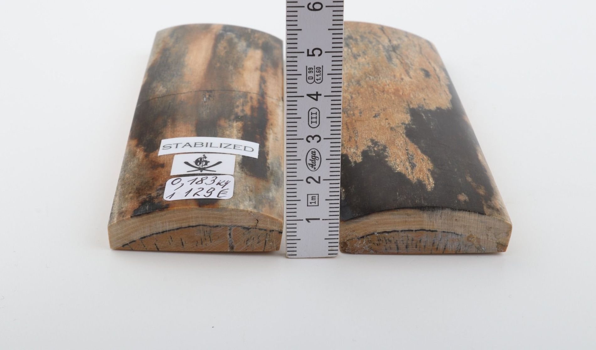 Stabilised mammoth bark scales