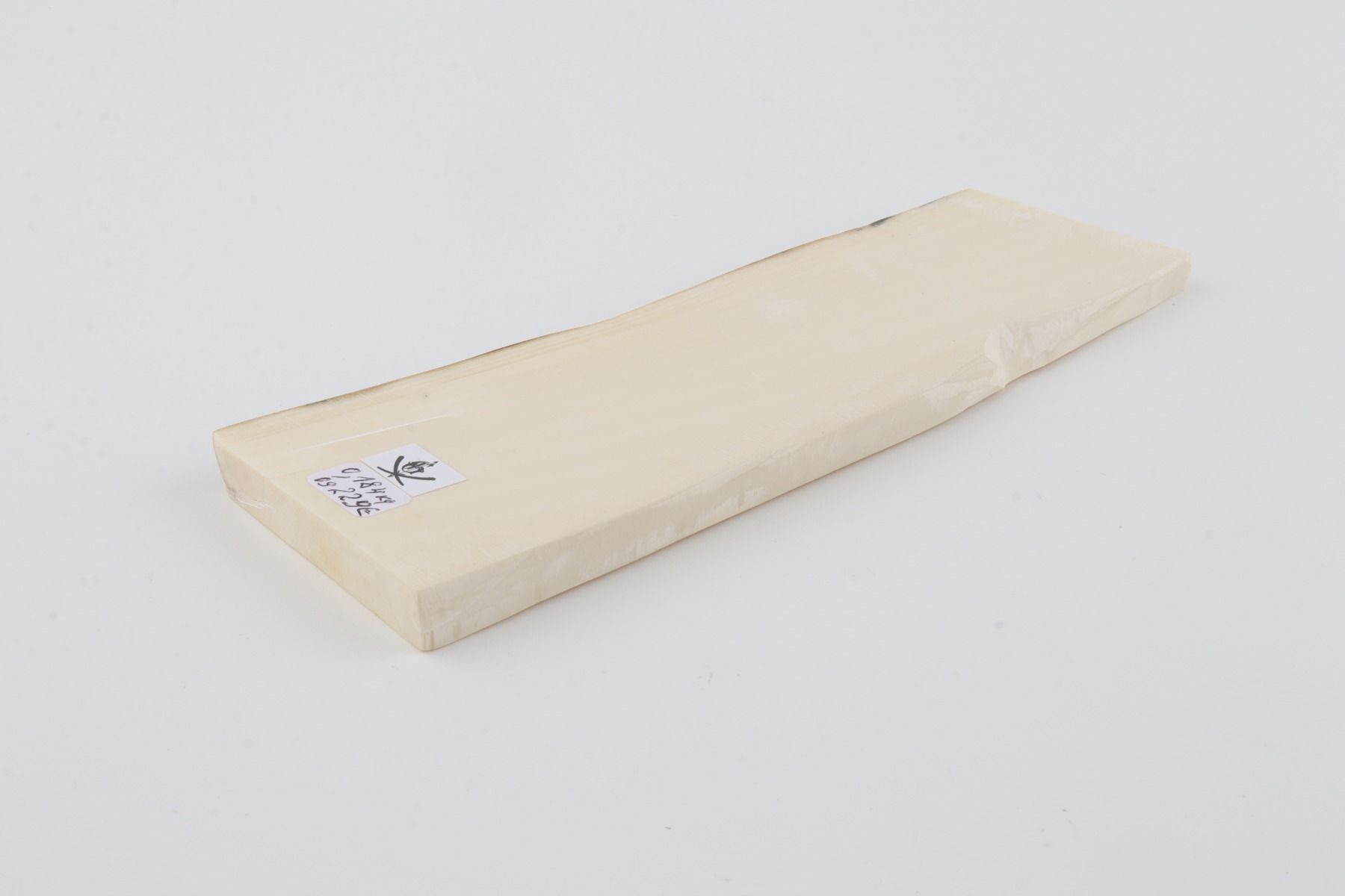 White mammoth ivory segment