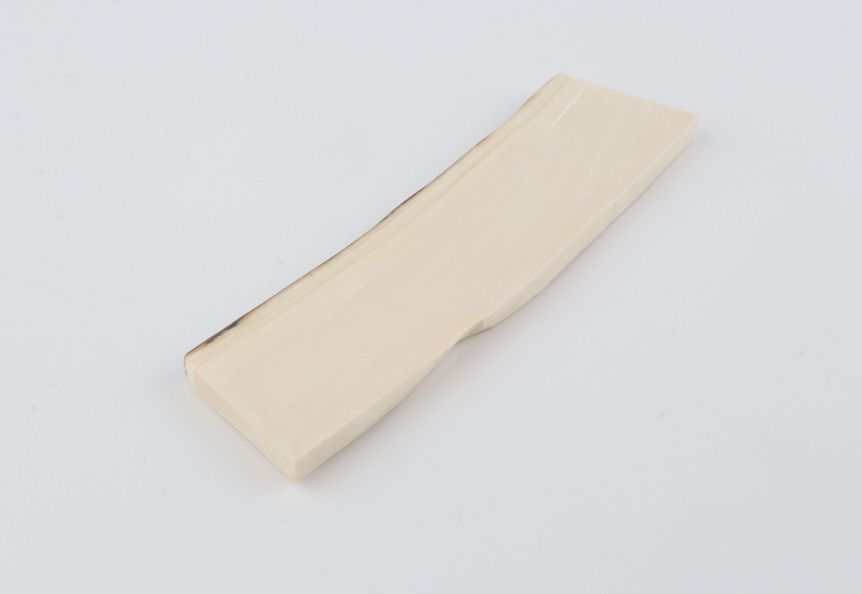White mammoth ivory segment
