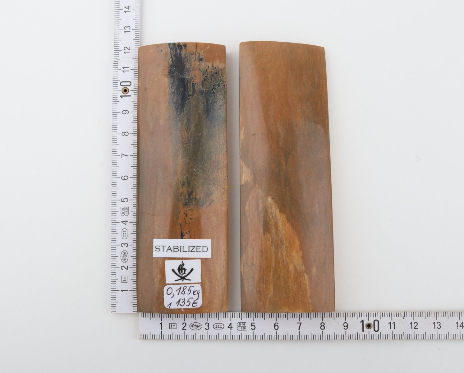 Stabilized mammoth bark scales